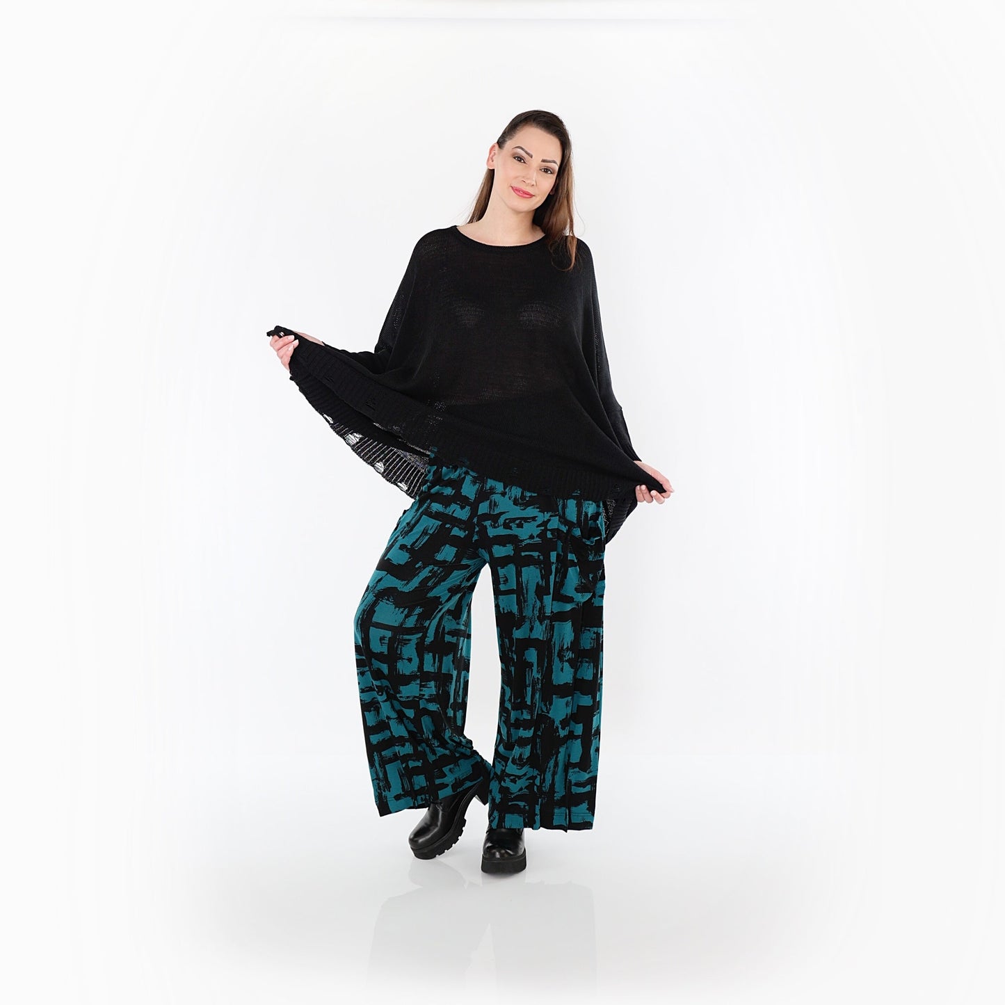 07007 "Nadine" Trousers – Petrol