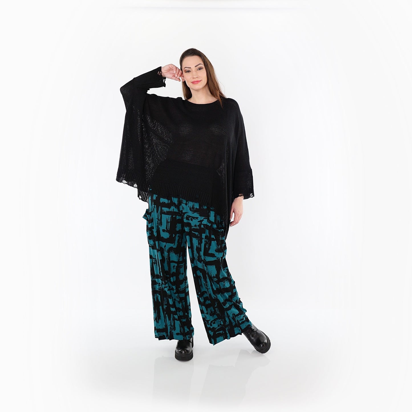 07007 "Nadine" Trousers – Petrol