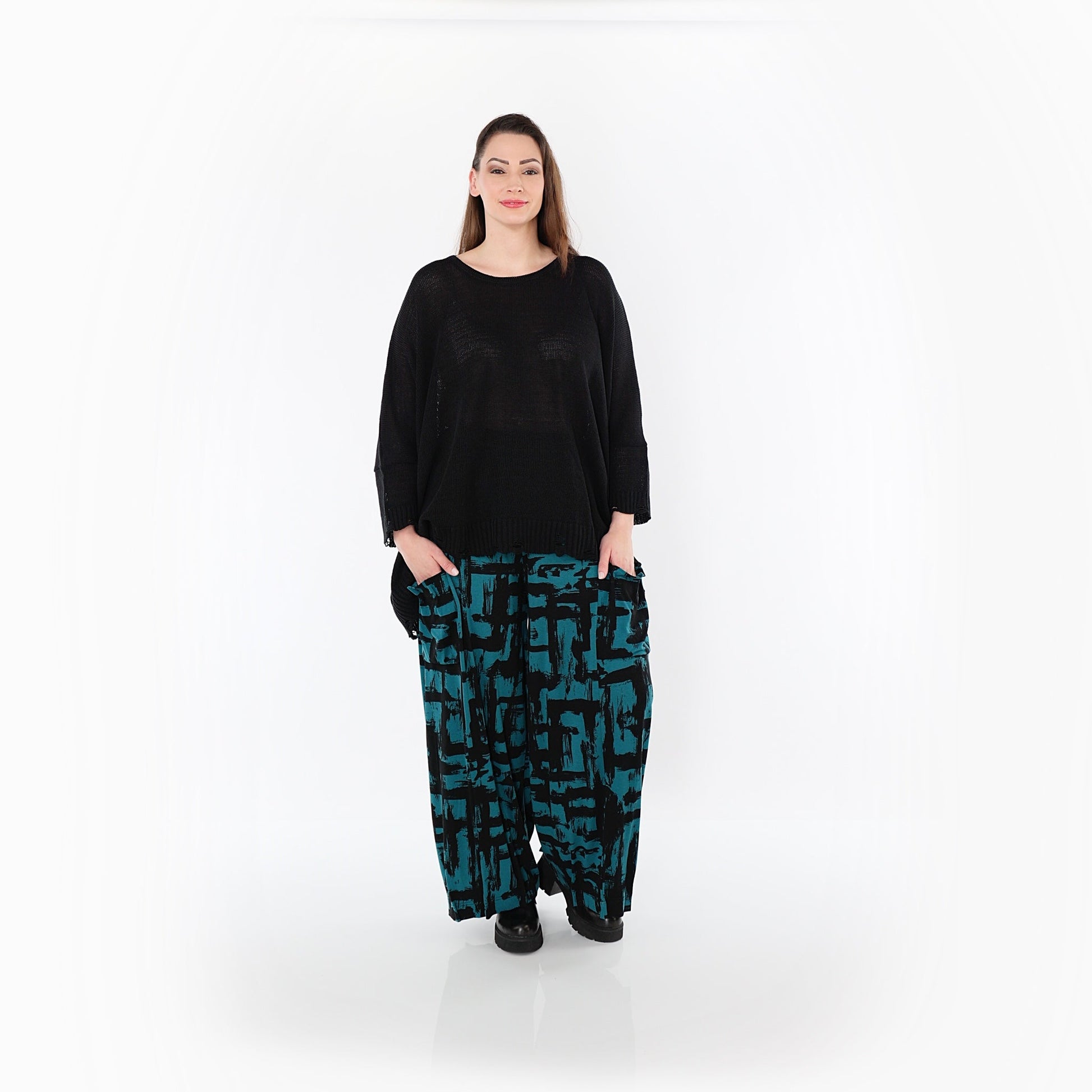 07007 "Nadine" Trousers – Petrol