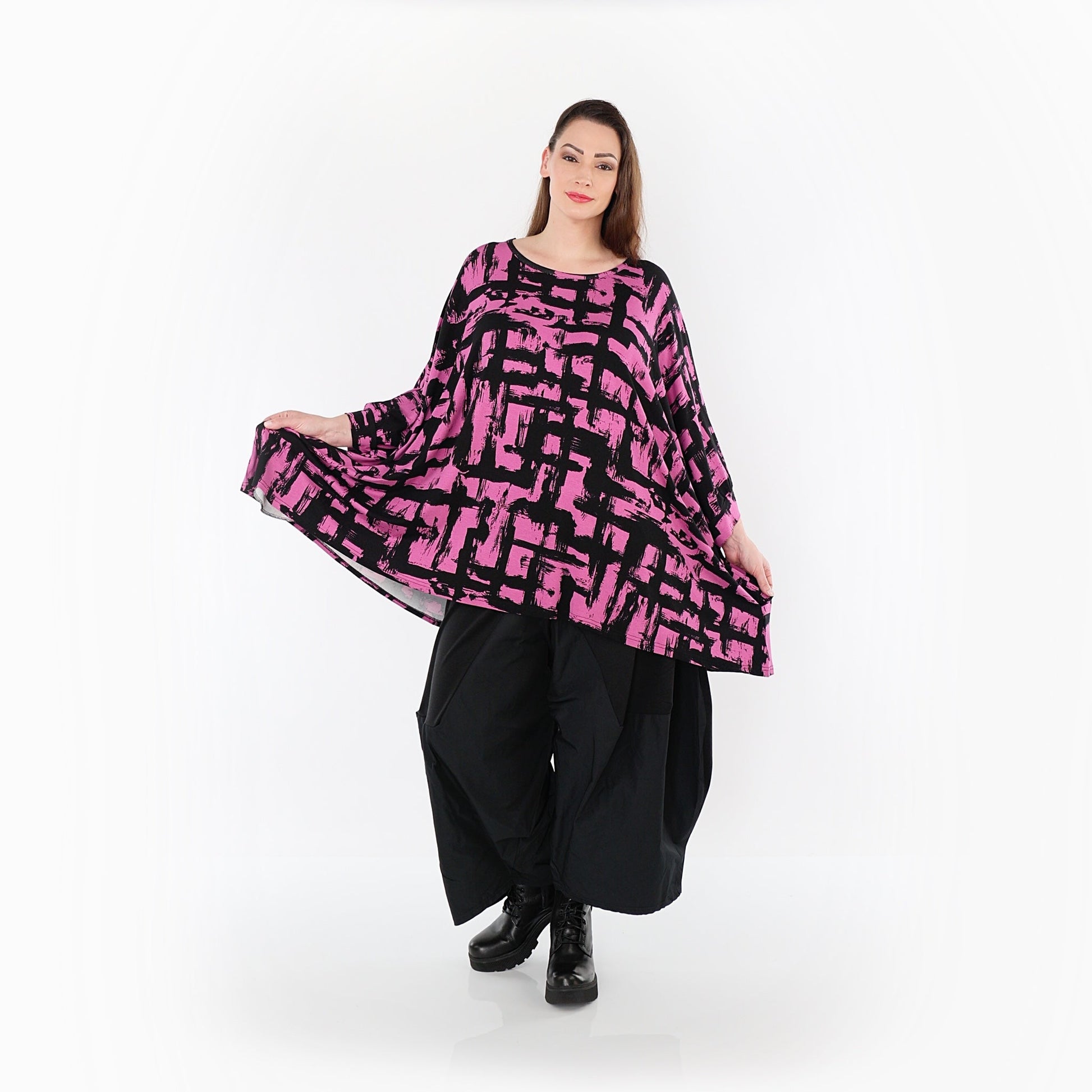 07116 "Nadine" Shirt – Fuchsia