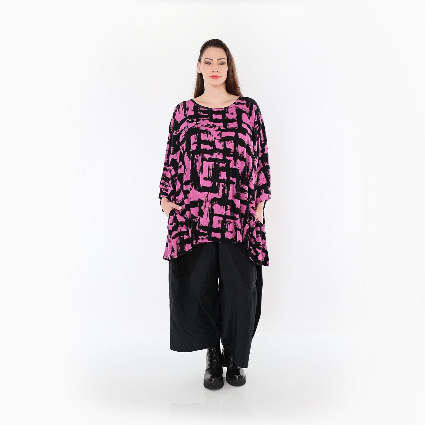 07116 "Nadine" Shirt – Fuchsia