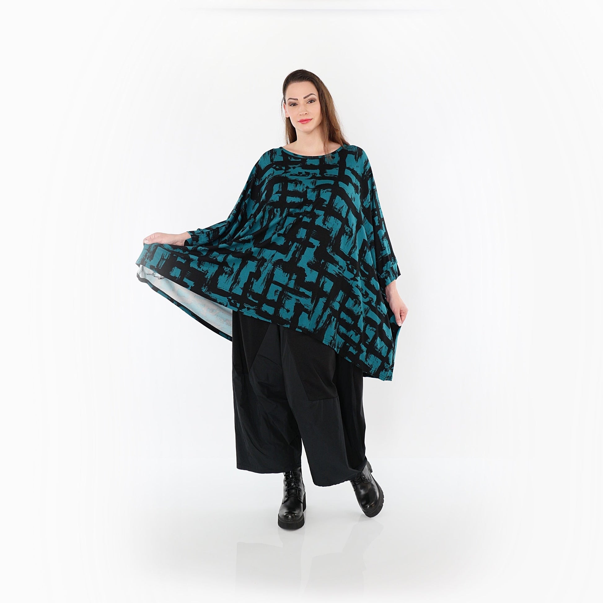 07116 "Nadine" Shirt – Petrol