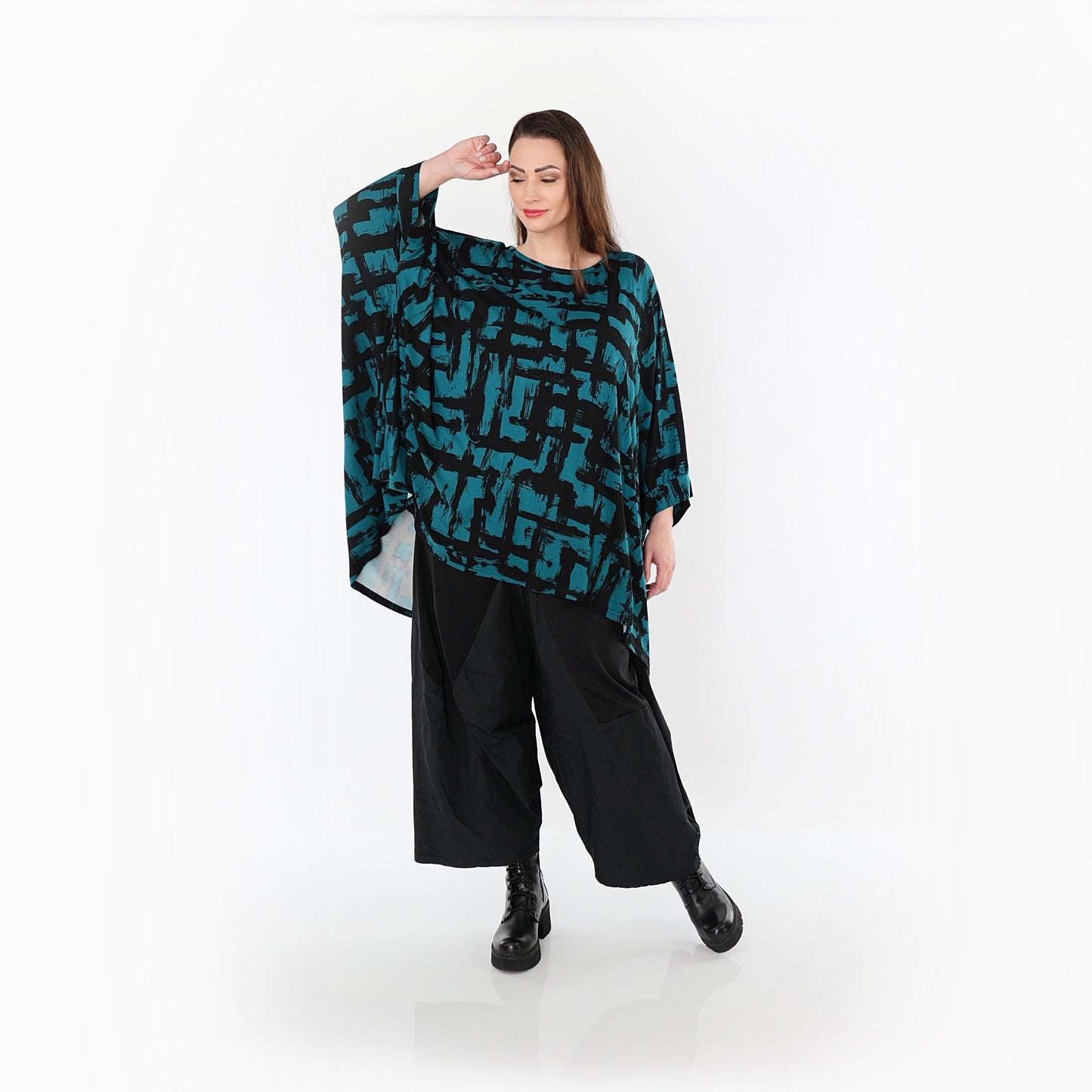 07116 "Nadine" Shirt – Petrol