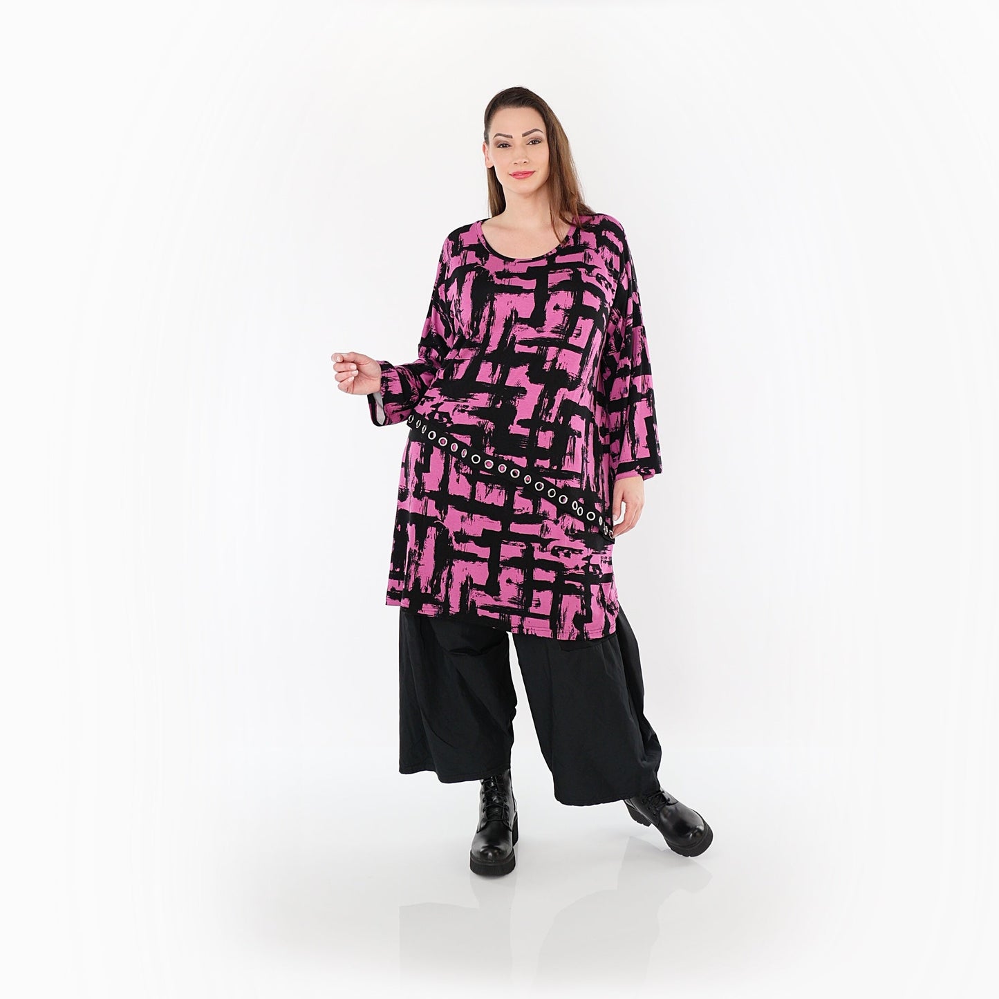 07126 "Nadine" Shirt – Fuchsia