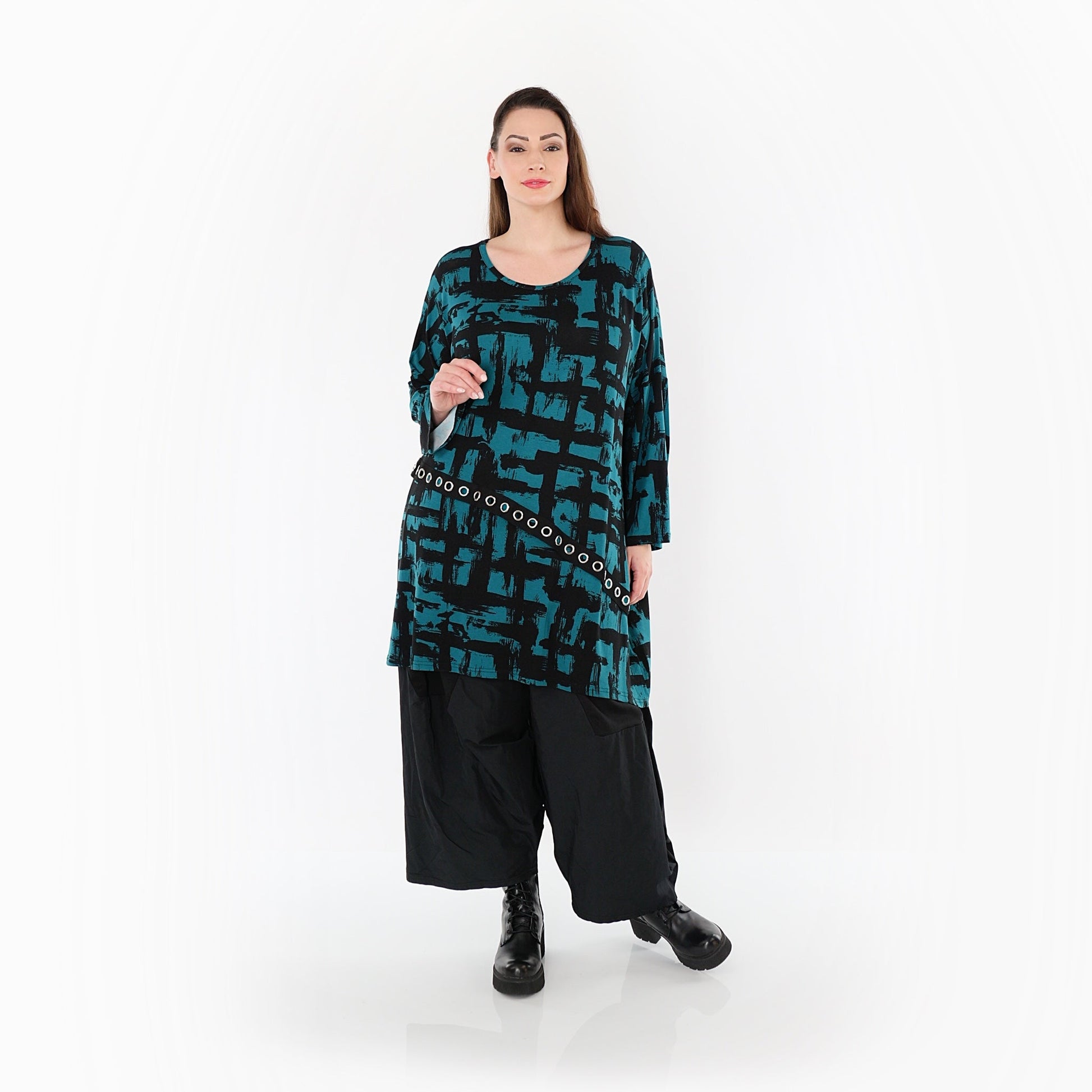 07126 "Nadine" Shirt – Petrol