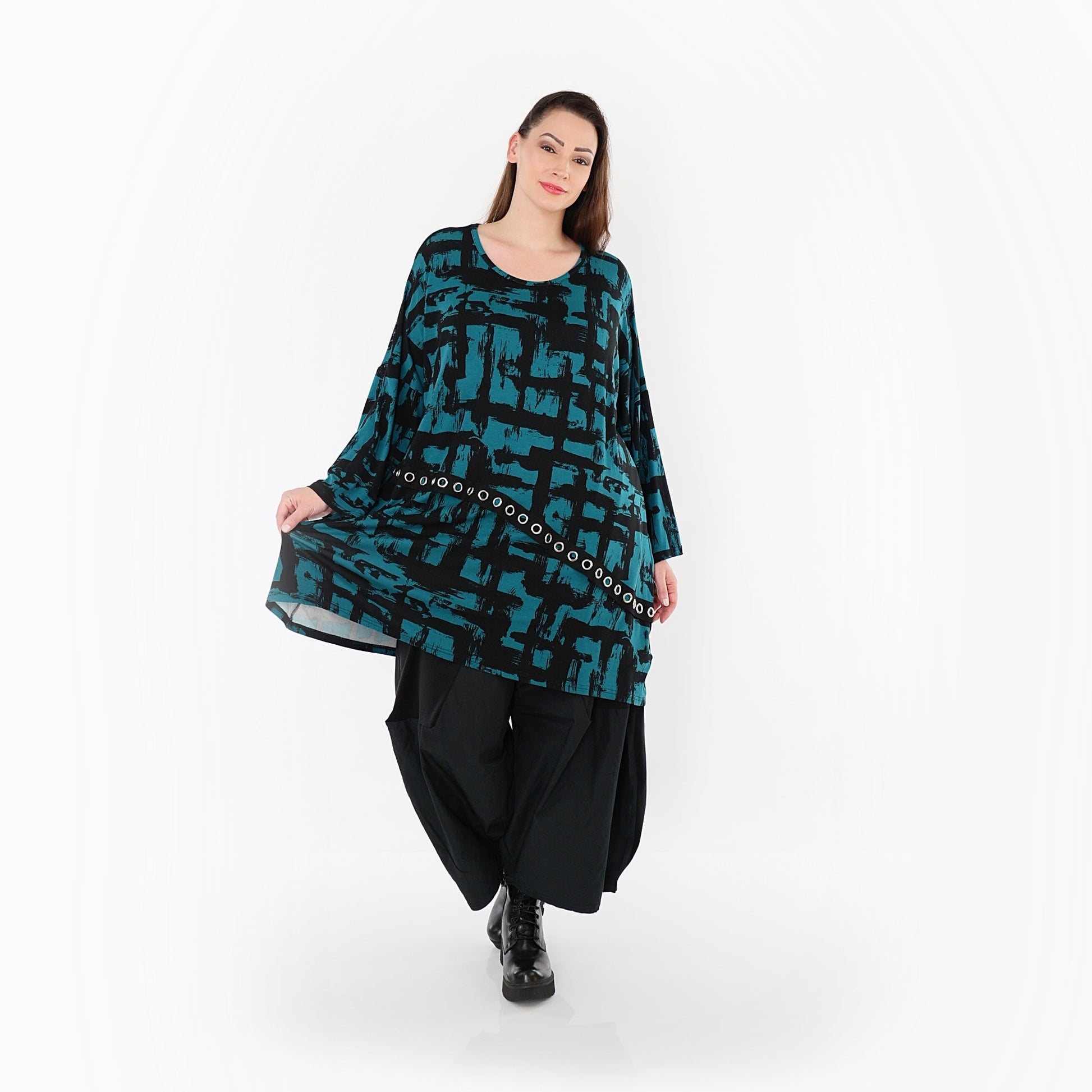 07126 "Nadine" Shirt – Petrol