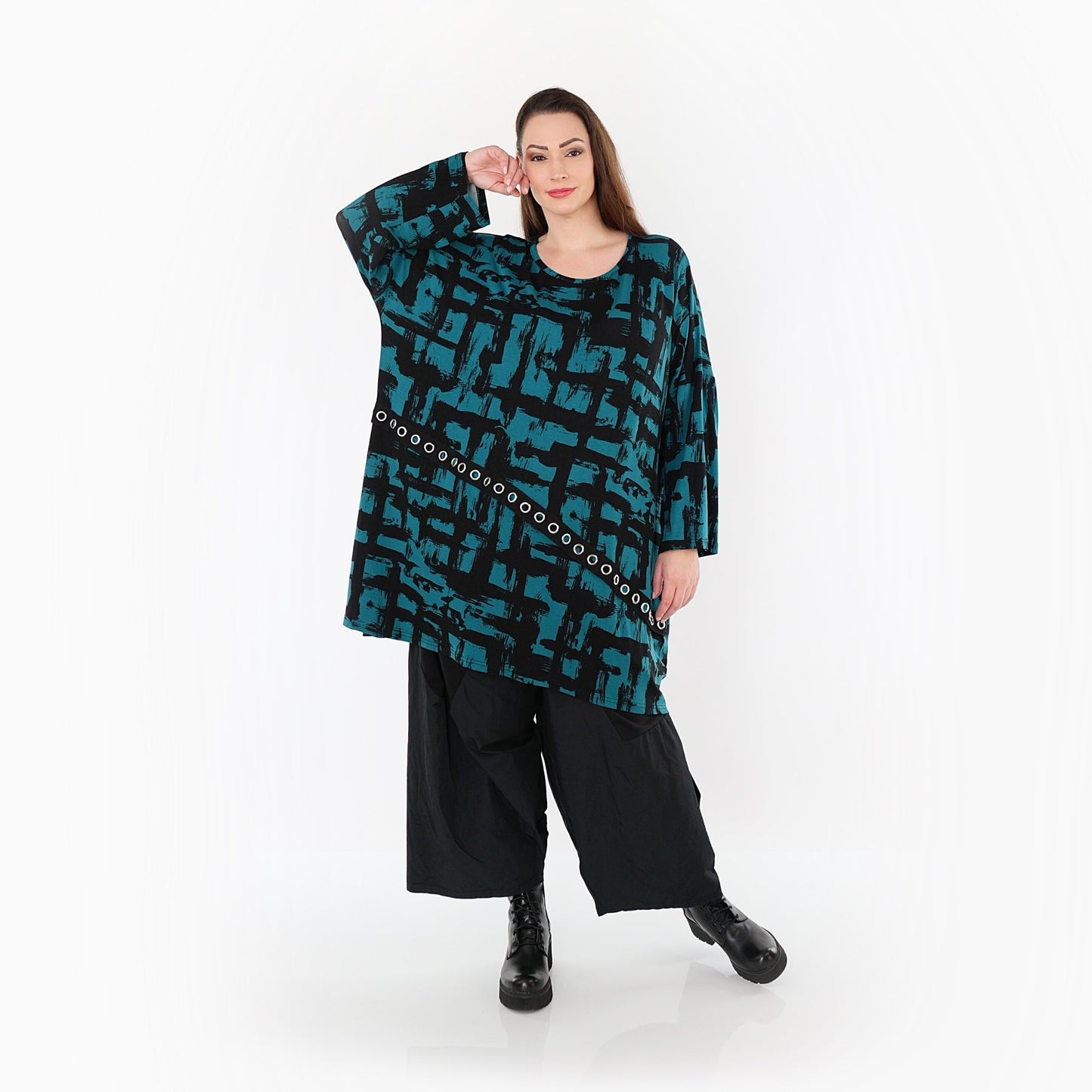 07126 "Nadine" Shirt – Petrol