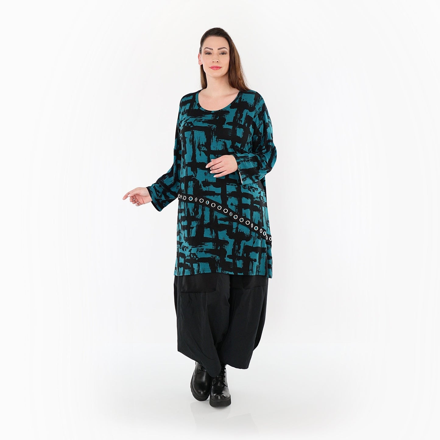 07126 "Nadine" Shirt – Petrol