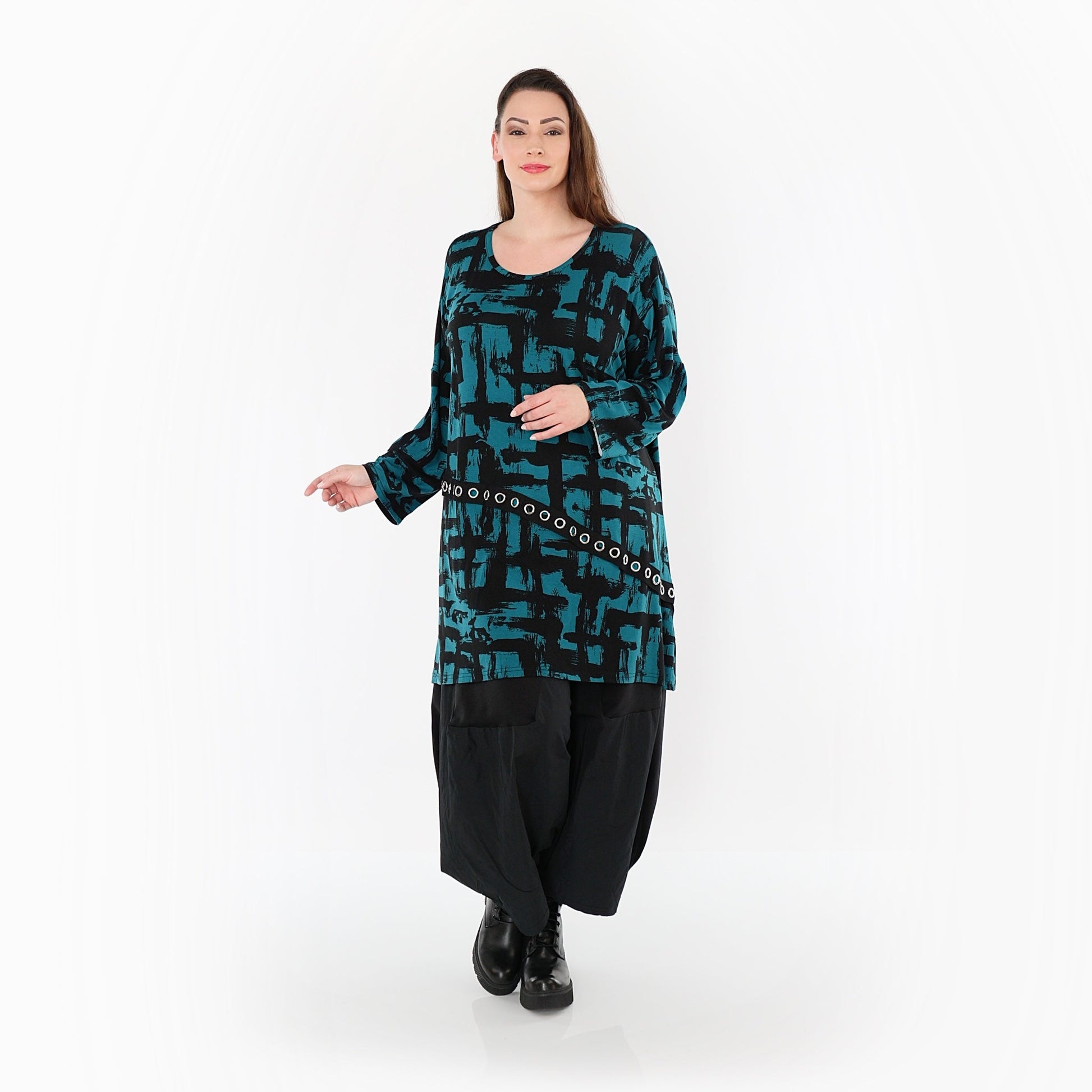 07126 "Nadine" Shirt – Petrol