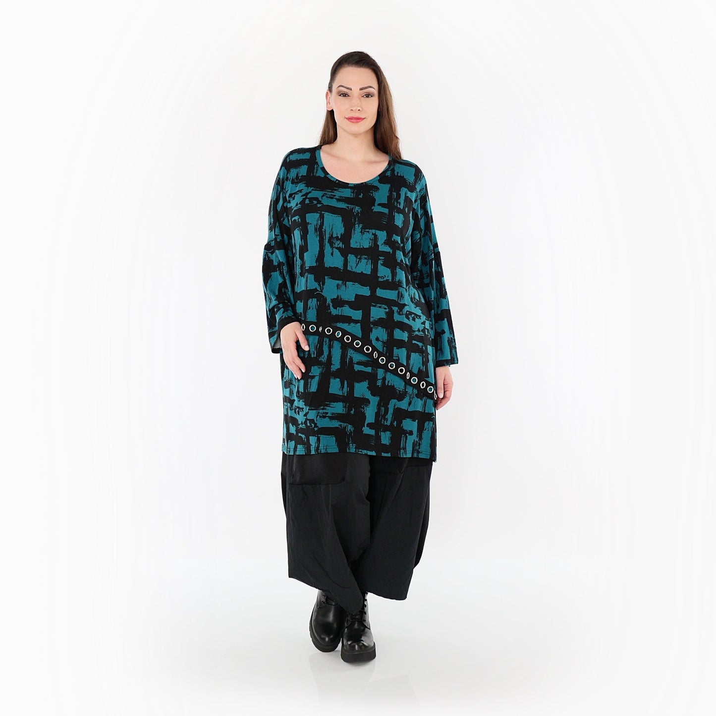 07126 "Nadine" Shirt – Petrol