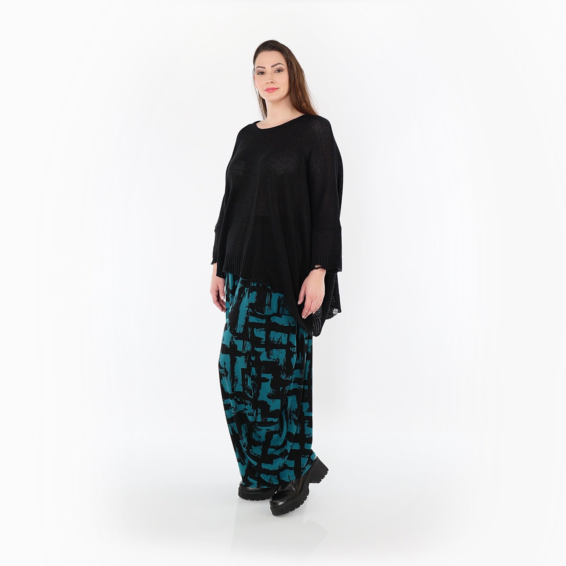 08069 "Nadine" Trousers – Petrol