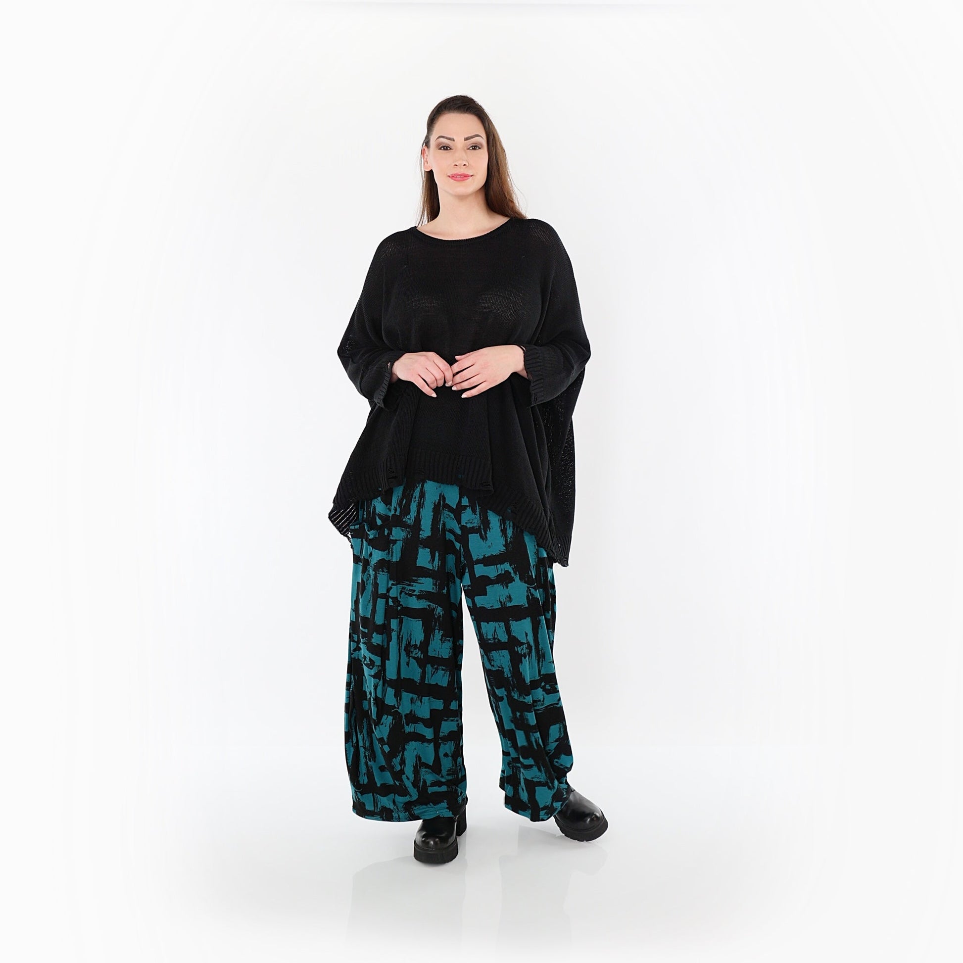 08069 "Nadine" Trousers – Petrol