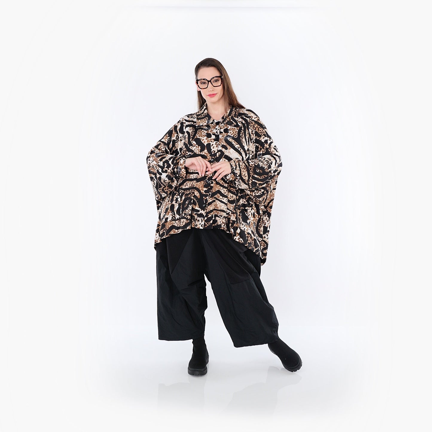 07132 "Cassandra" Blouse – Black