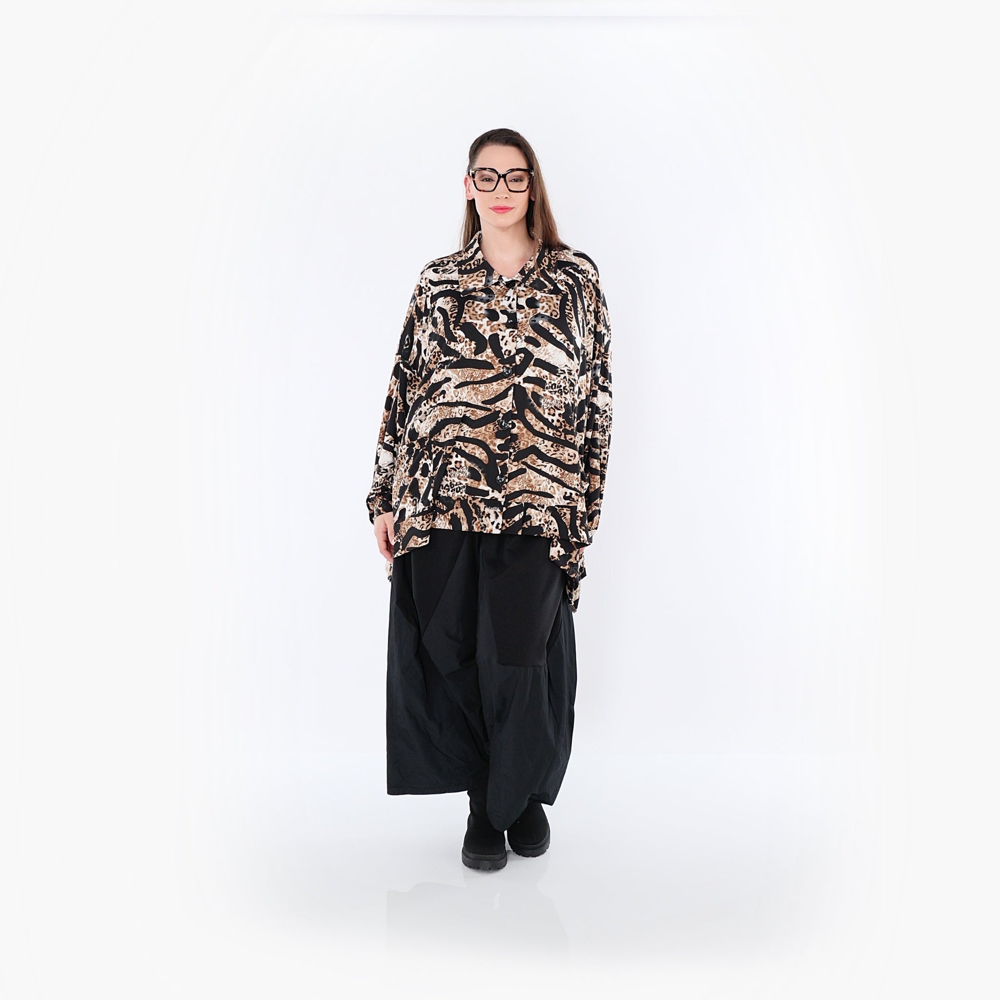 07132 "Cassandra" Blouse – Black