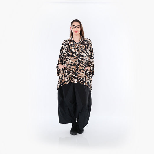 07132 "Cassandra" Blouse – Black