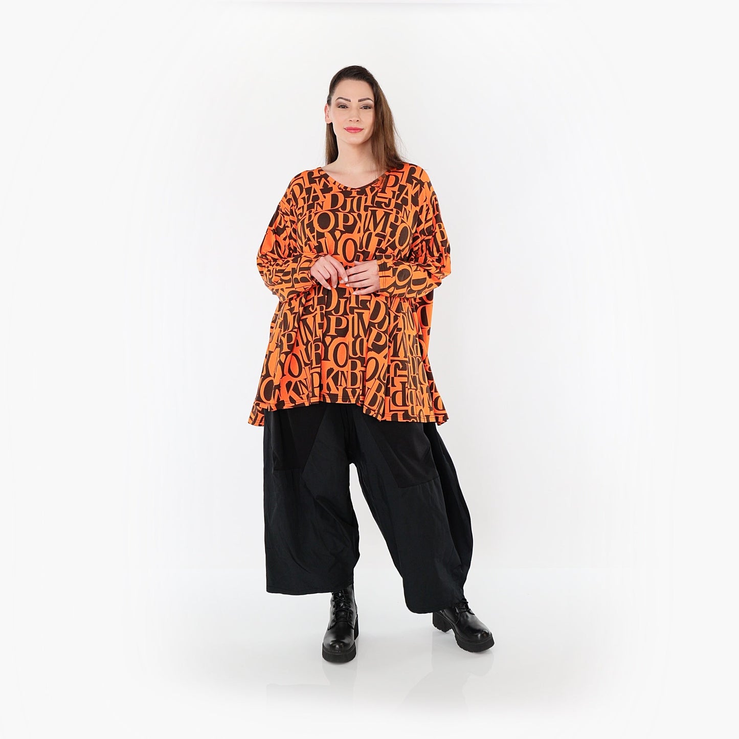 00593 "Santana" Shirt – Orange