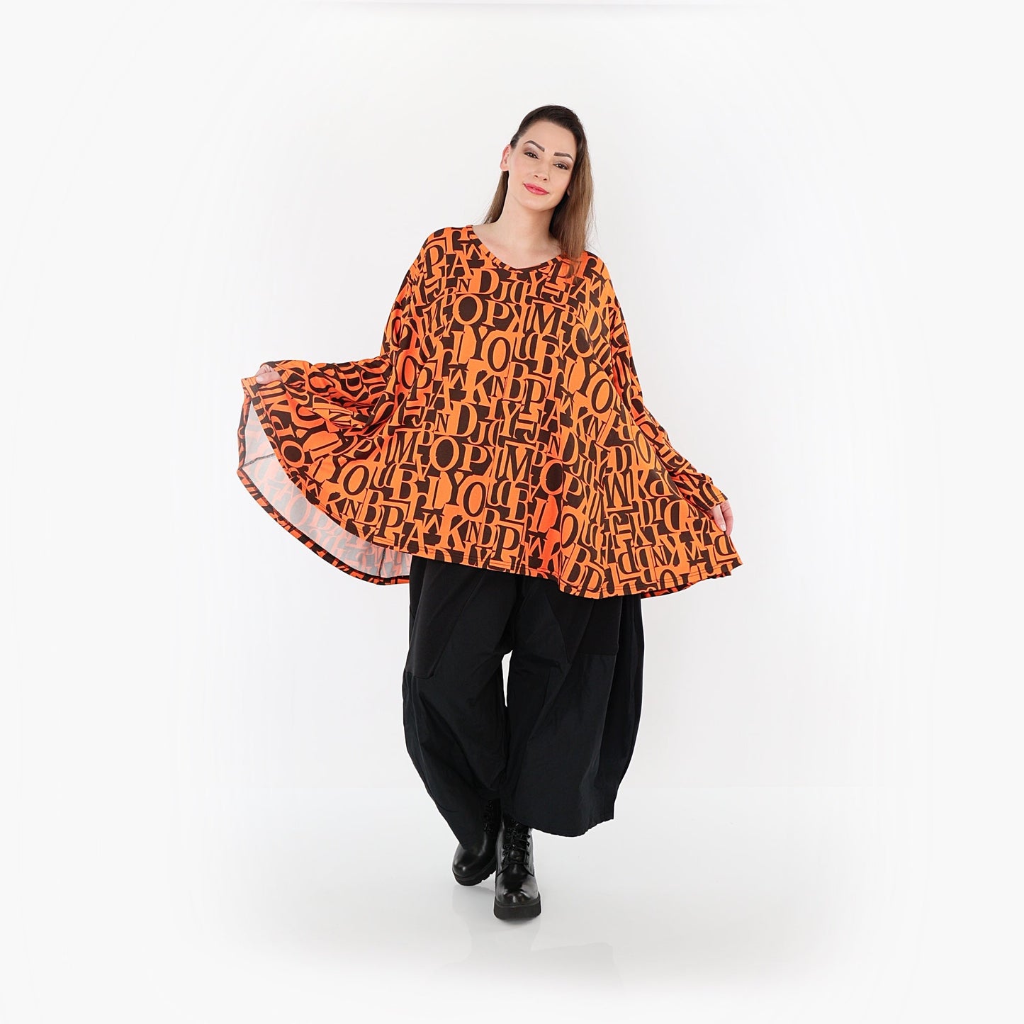 00593 "Santana" Shirt – Orange