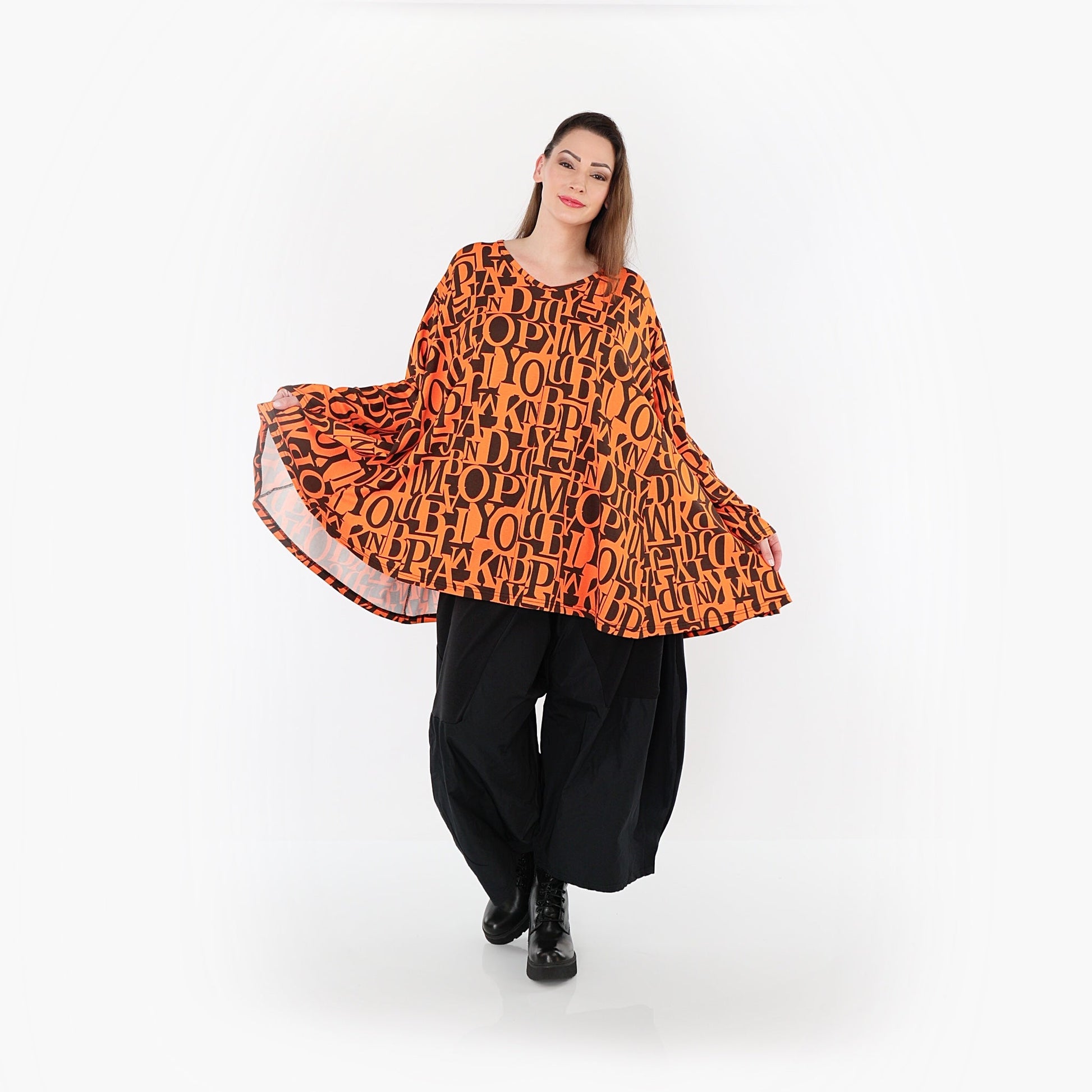 00593 "Santana" Shirt – Orange