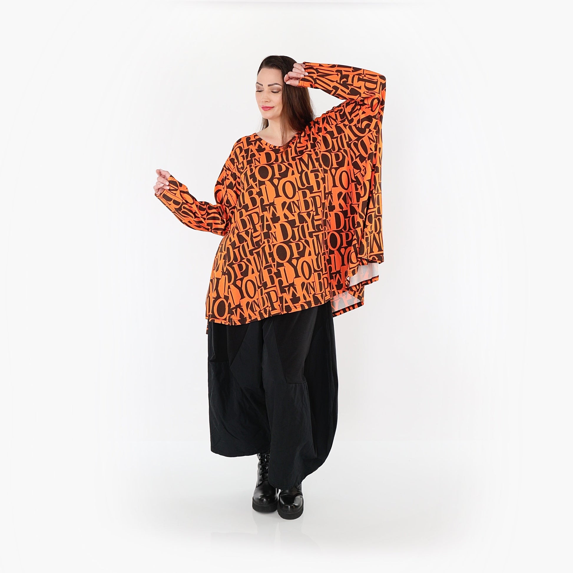 00593 "Santana" Shirt – Orange