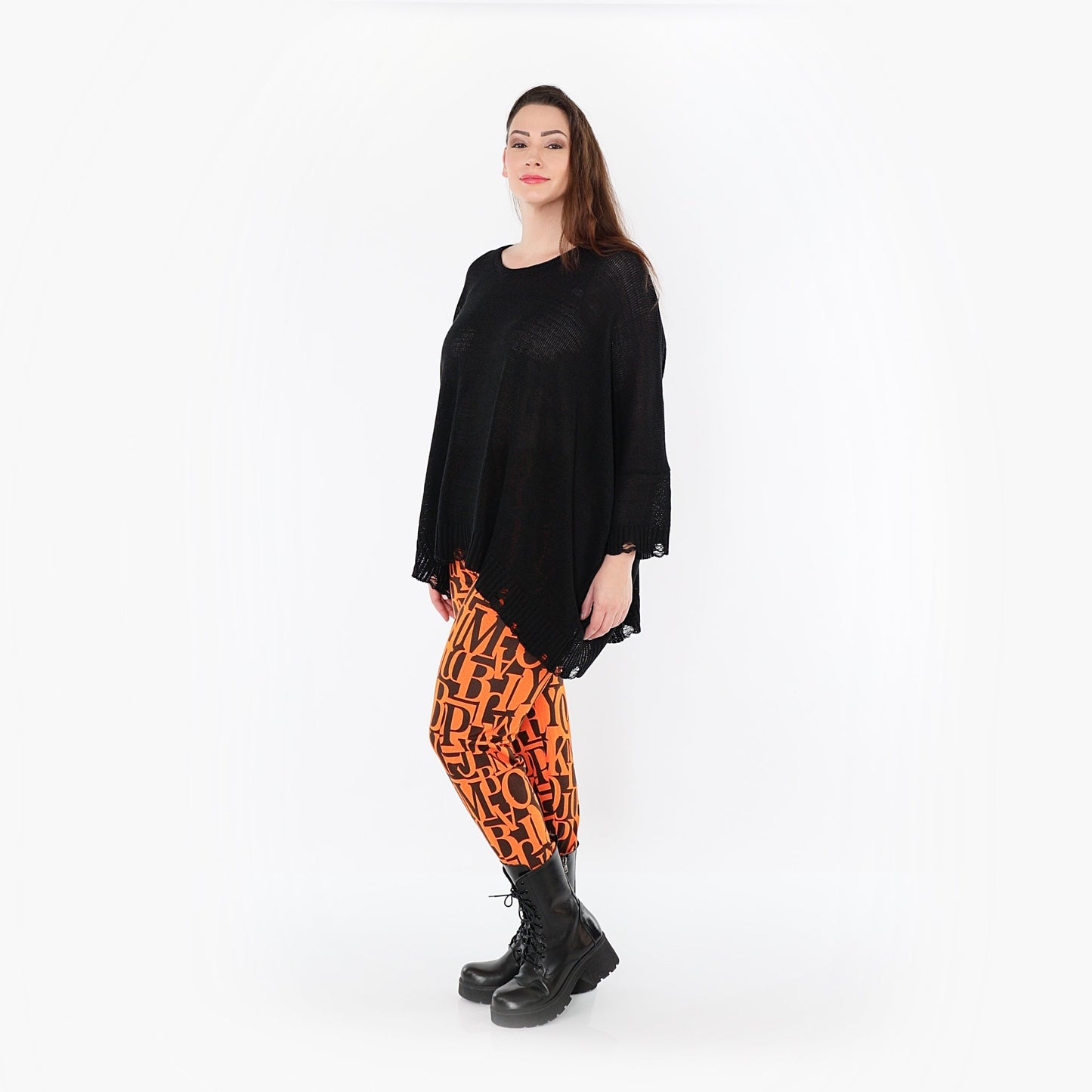 0100P "Santana" Leggings – Orange