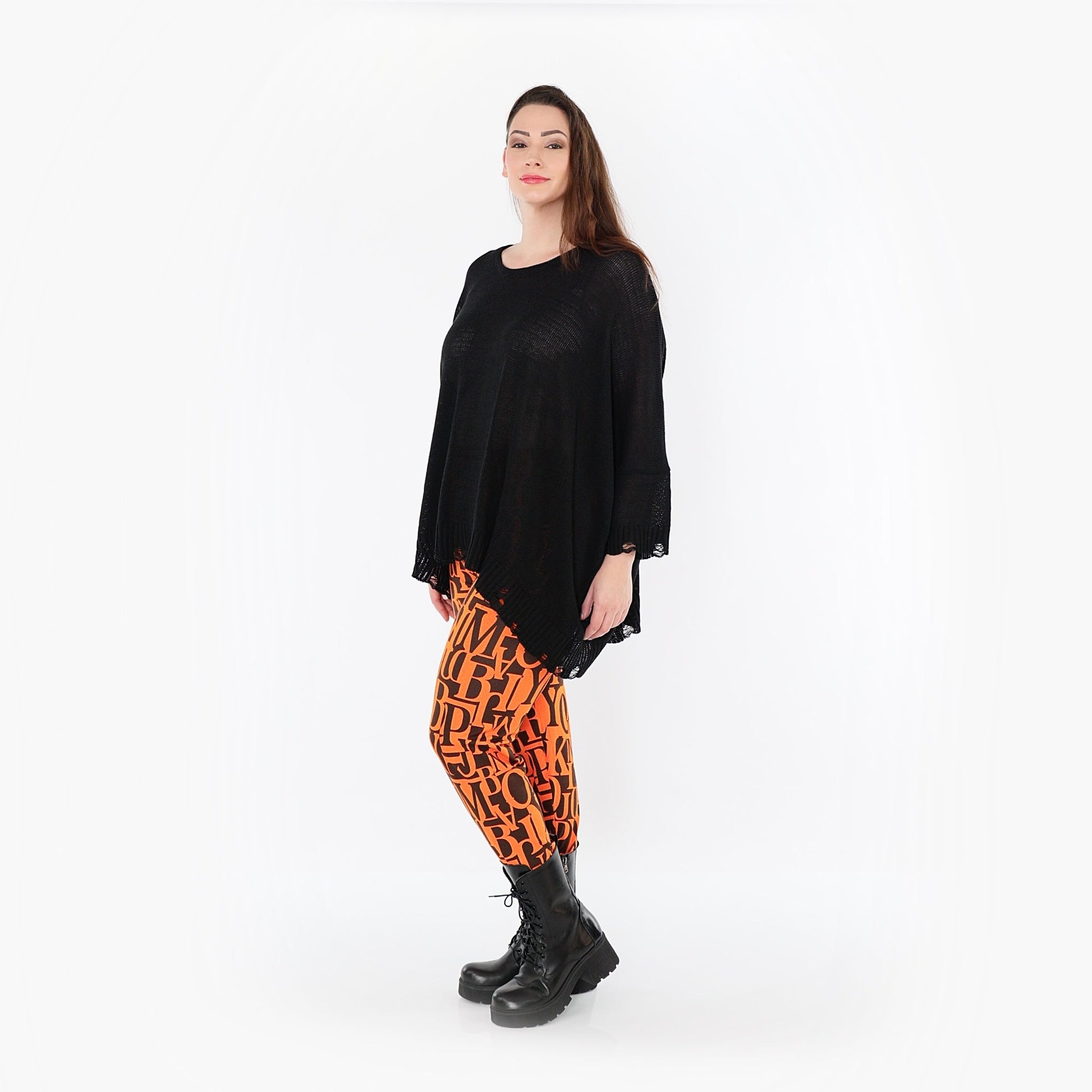 0100P "Santana" Leggings – Orange