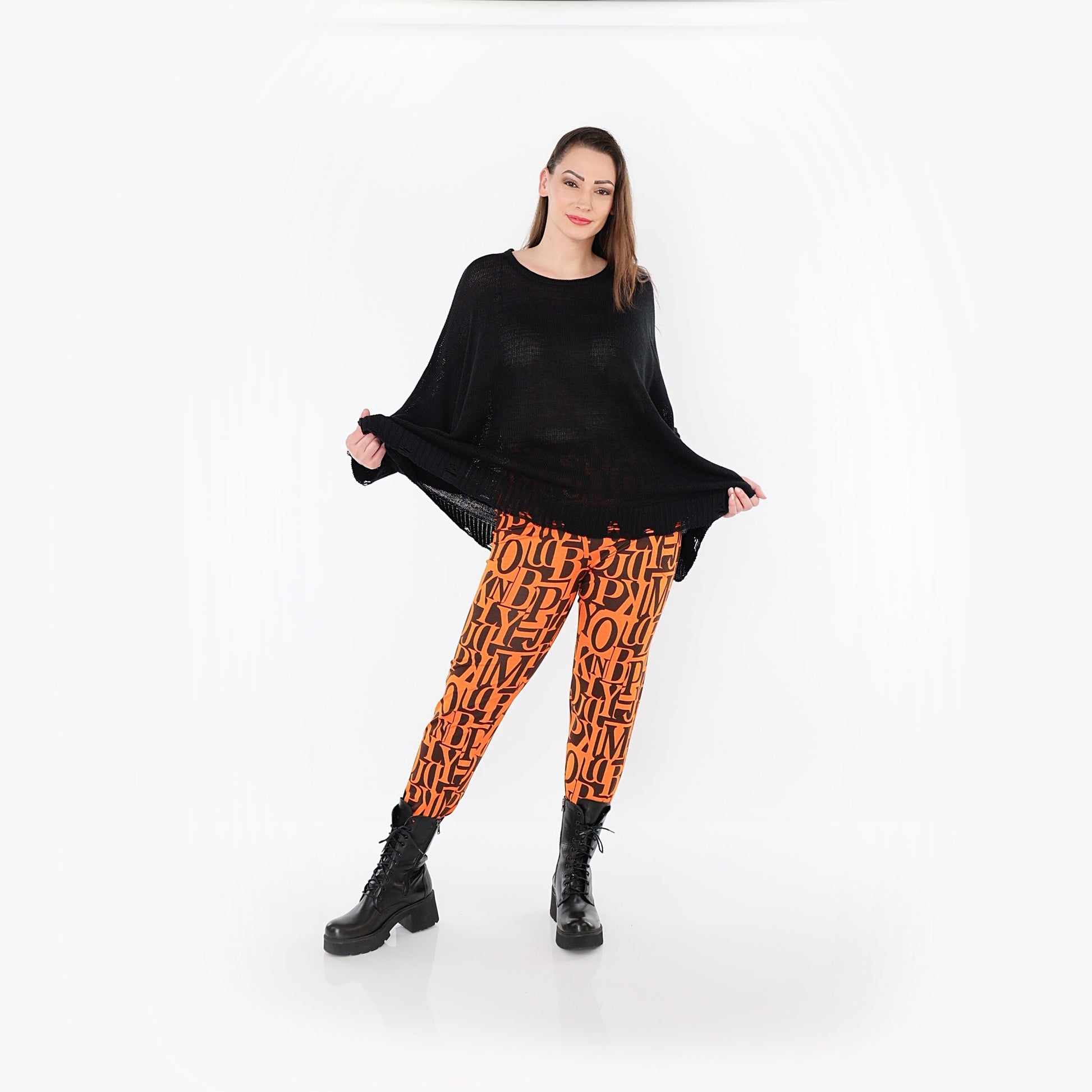 0100P "Santana" Leggings – Orange
