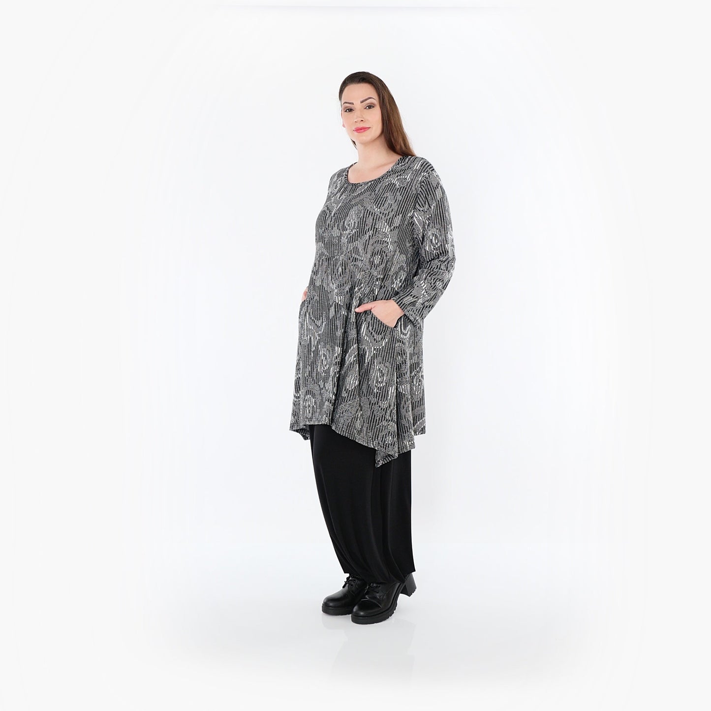 00521 "Alessia" Shirt – Grey