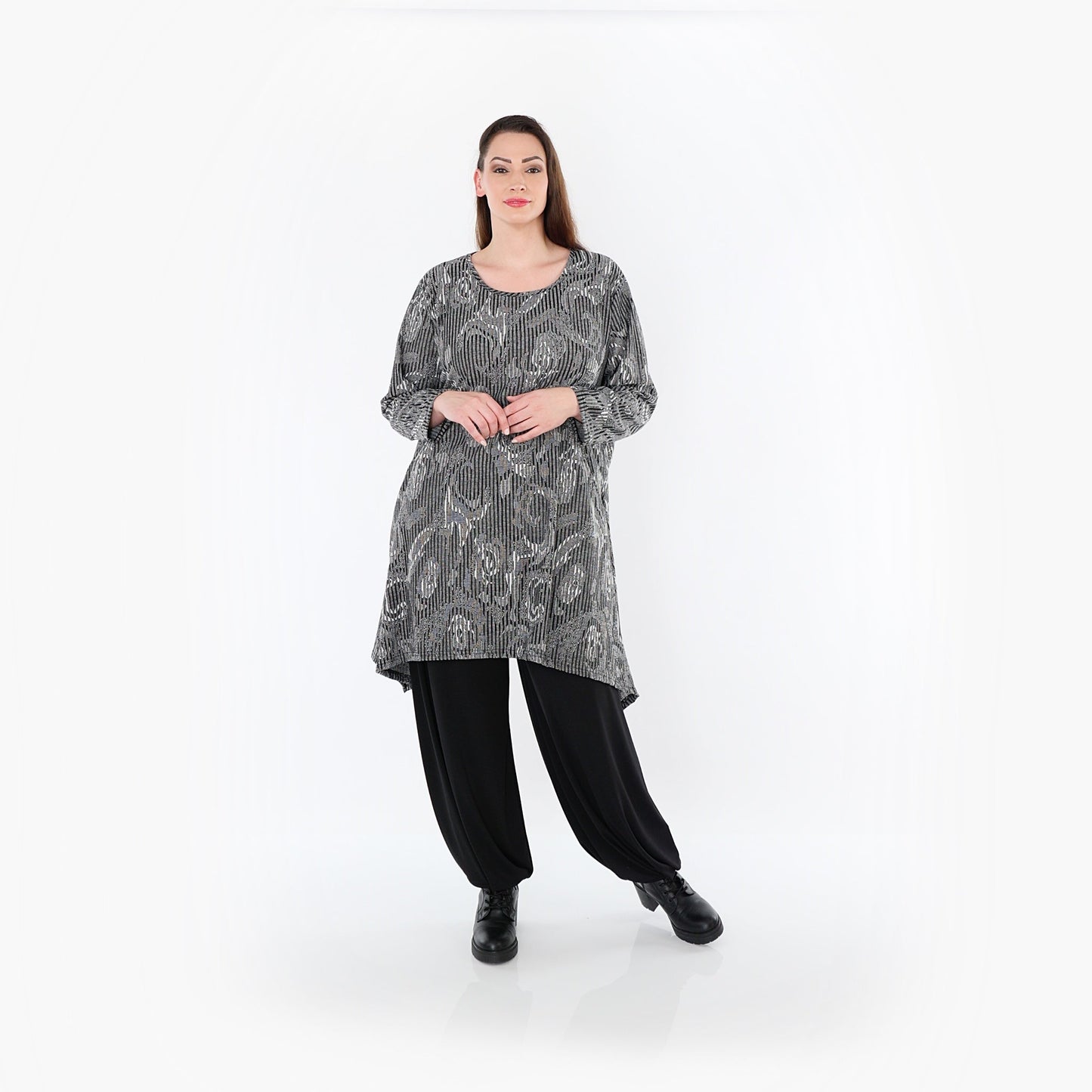 00521 "Alessia" Shirt – Grey