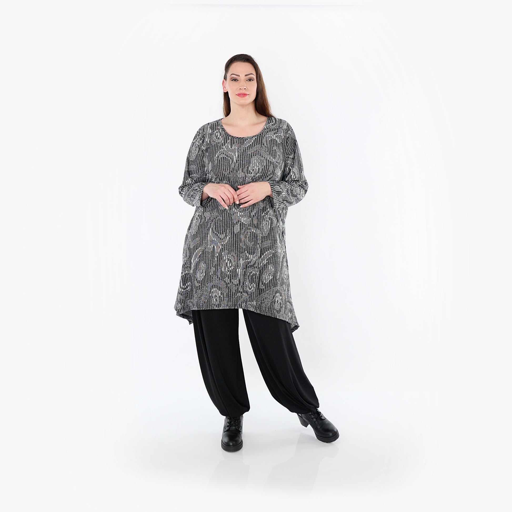 00521 "Alessia" Shirt – Grey