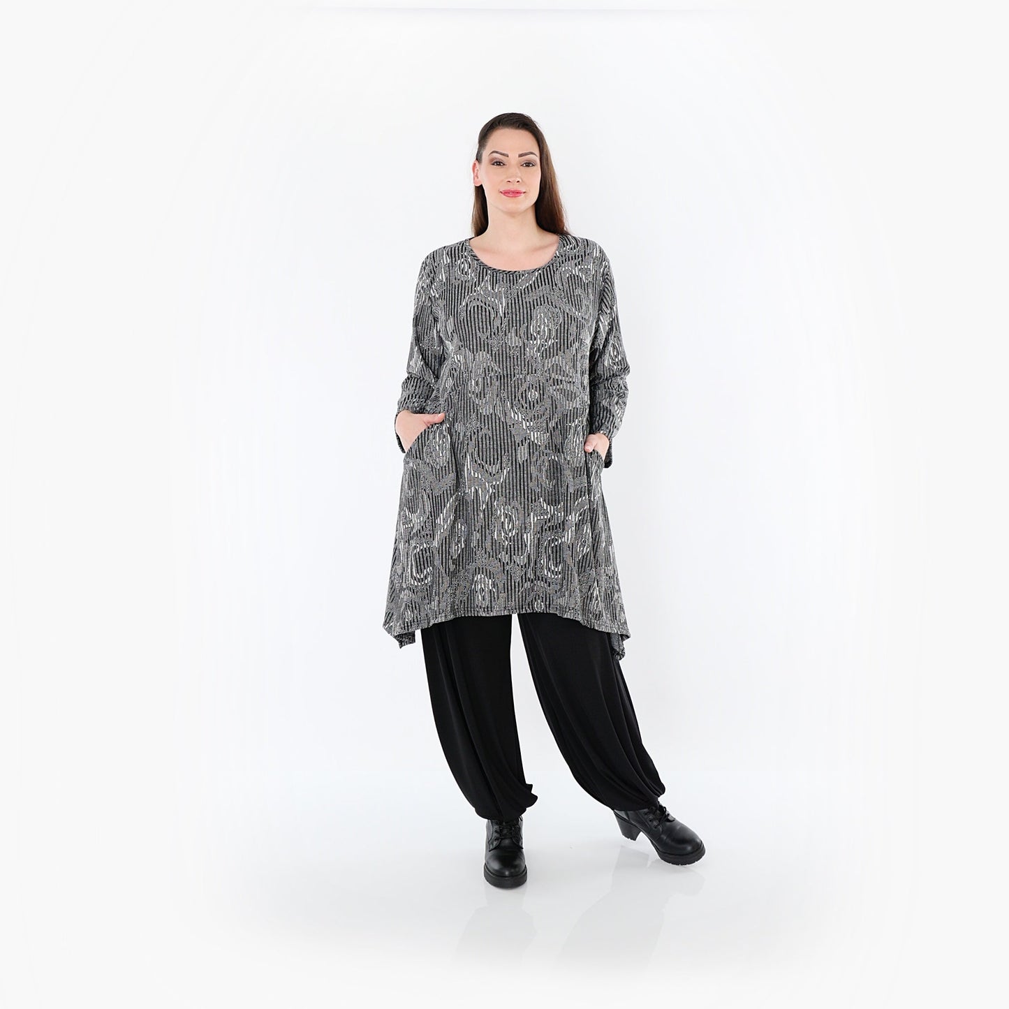 00521 "Alessia" Shirt – Grey