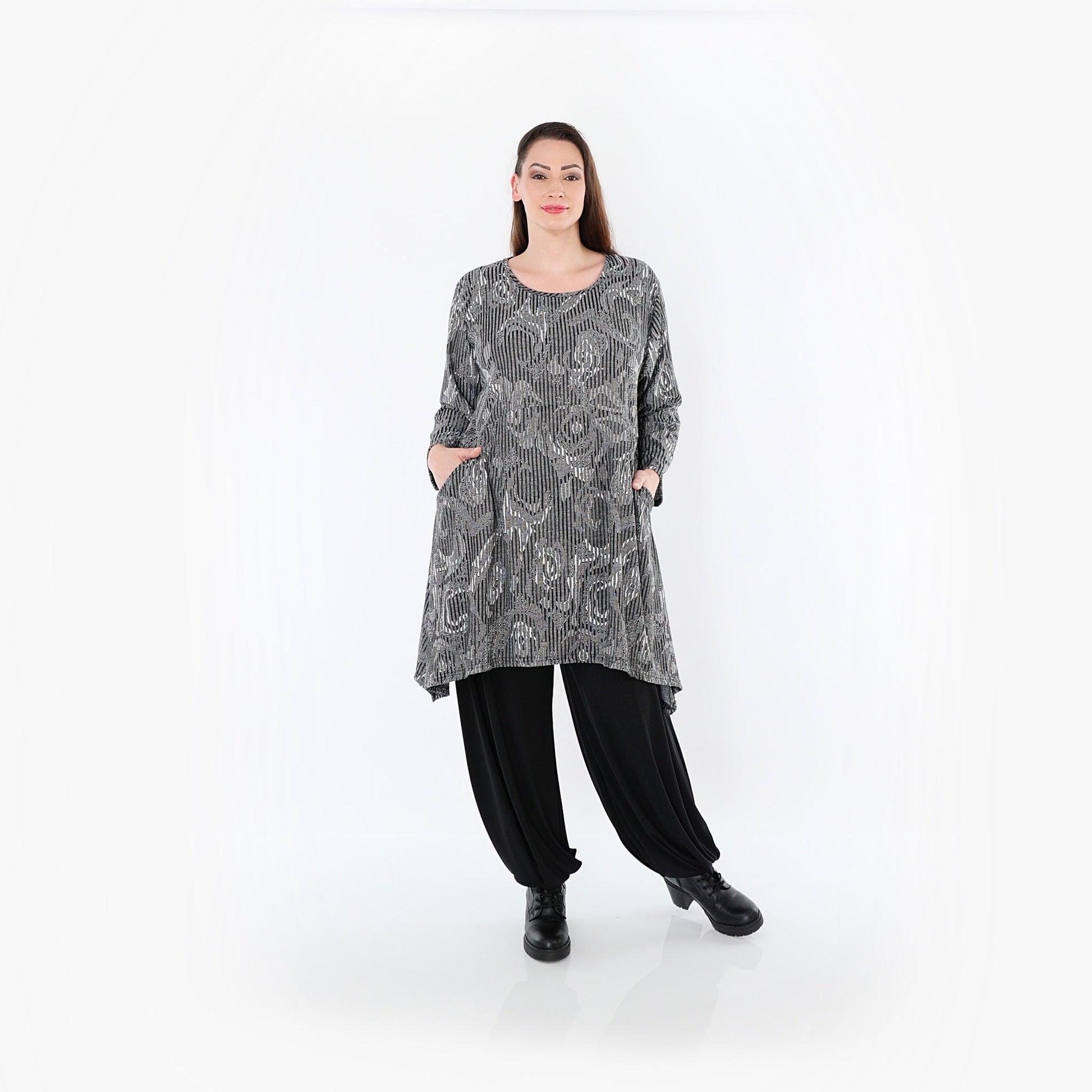 00521 "Alessia" Shirt – Grey