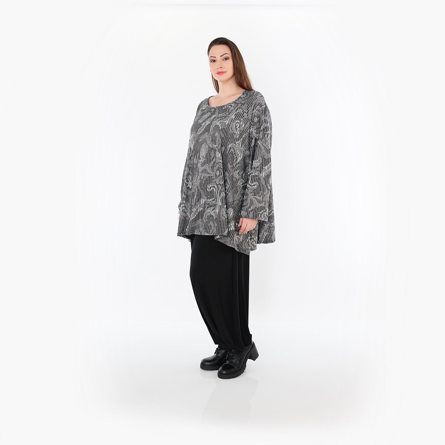 00593 "Alessia" Shirt – Grey
