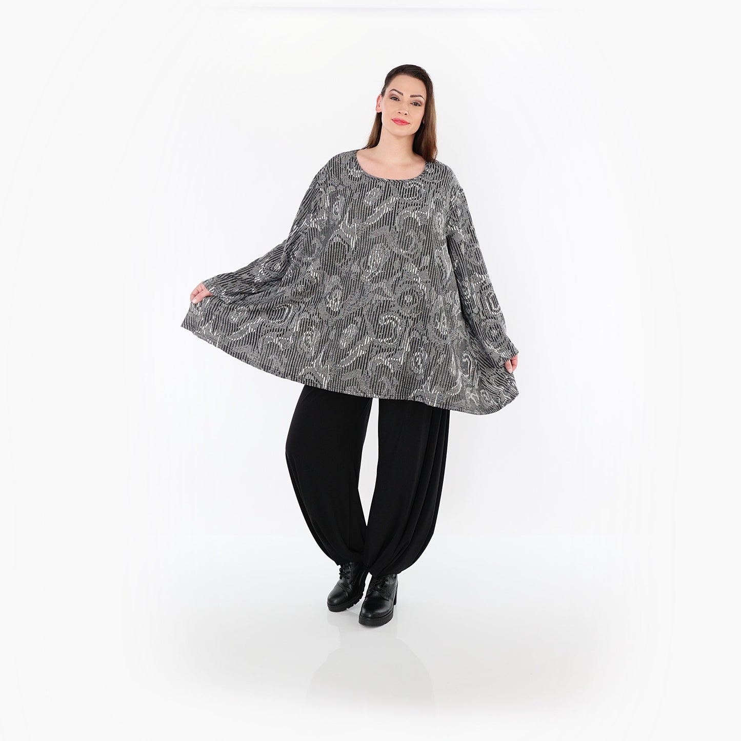 00593 "Alessia" Shirt – Grey