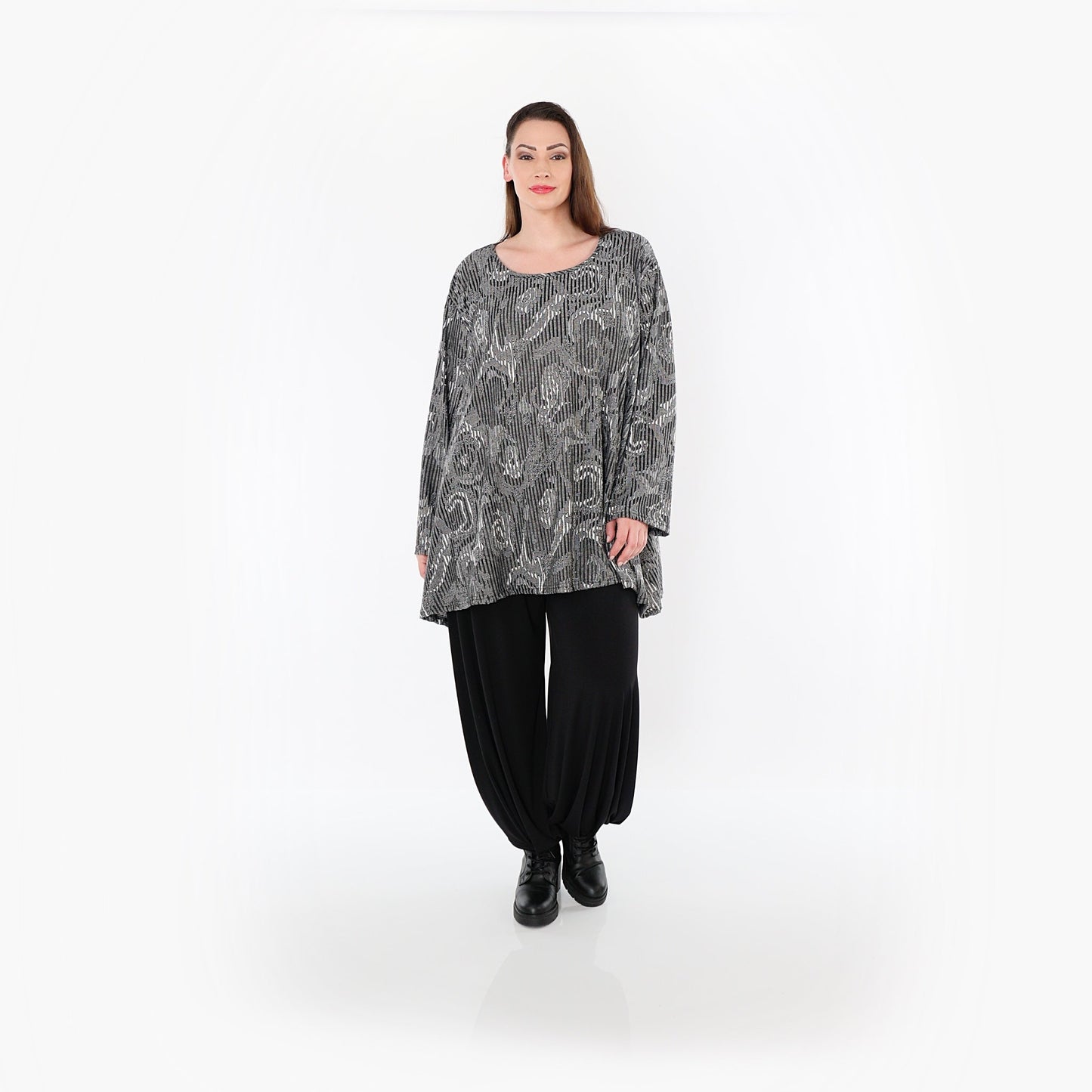 00593 "Alessia" Shirt – Grey