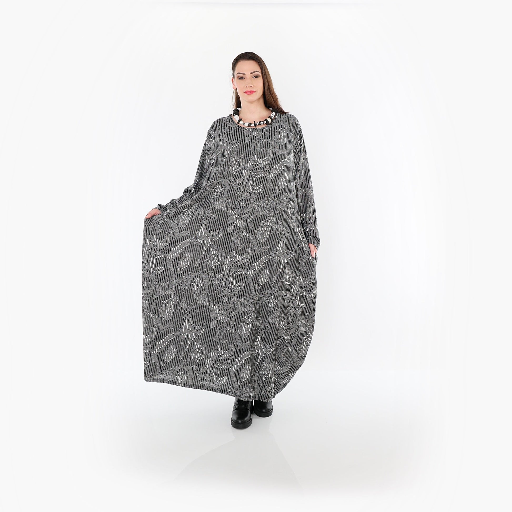 01926 "Alessia" Dress – Grey