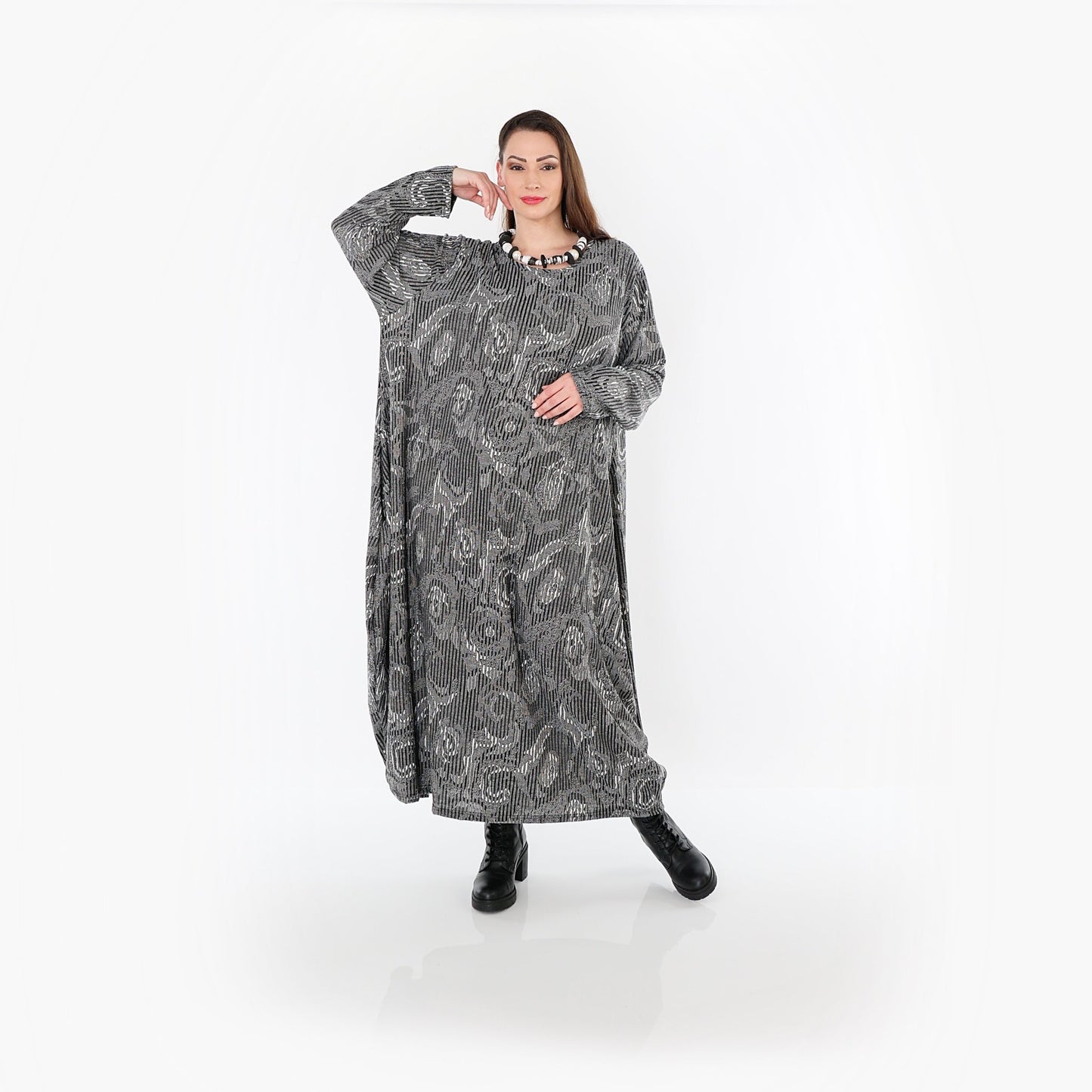 01926 "Alessia" Dress – Grey