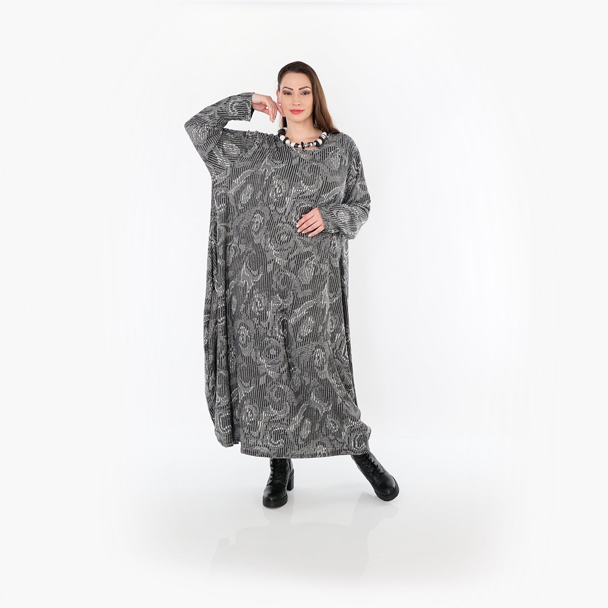 01926 "Alessia" Dress – Grey