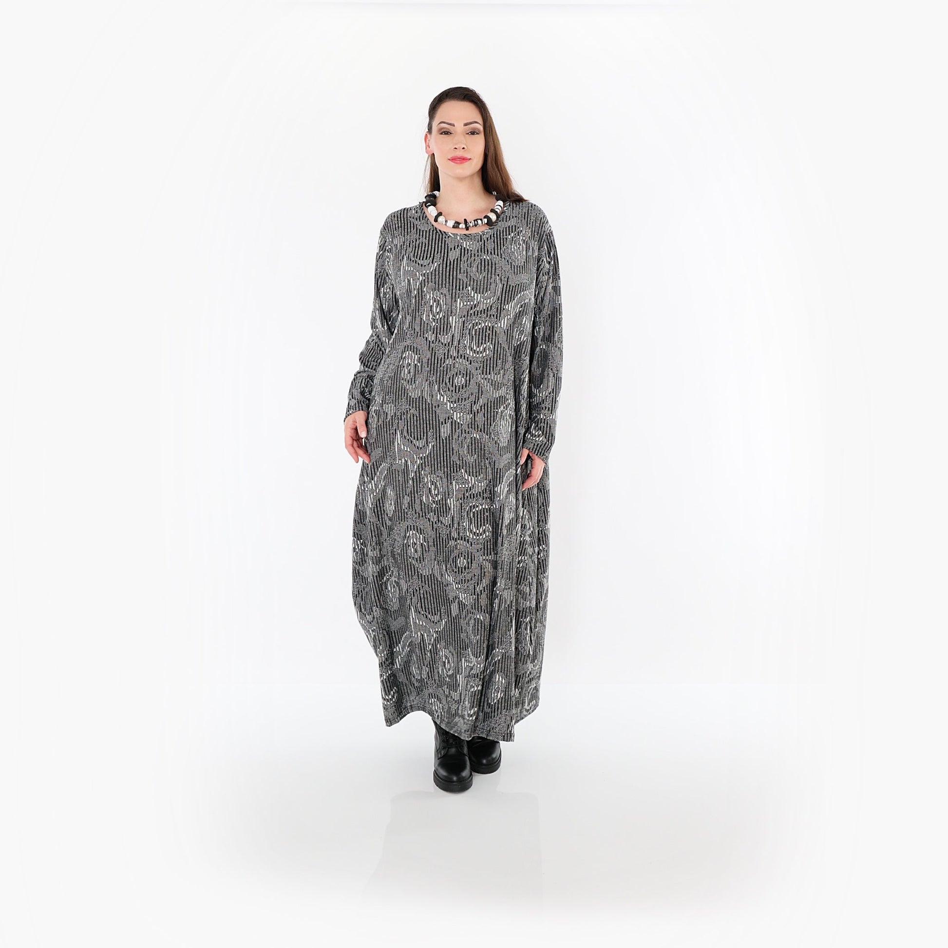 01926 "Alessia" Dress – Grey