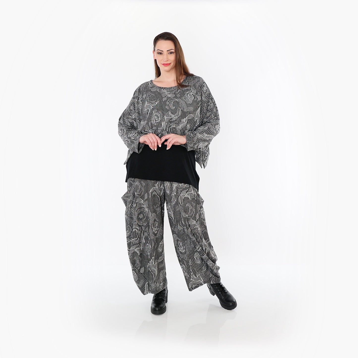 08069 "Alessia" Trousers – Grey