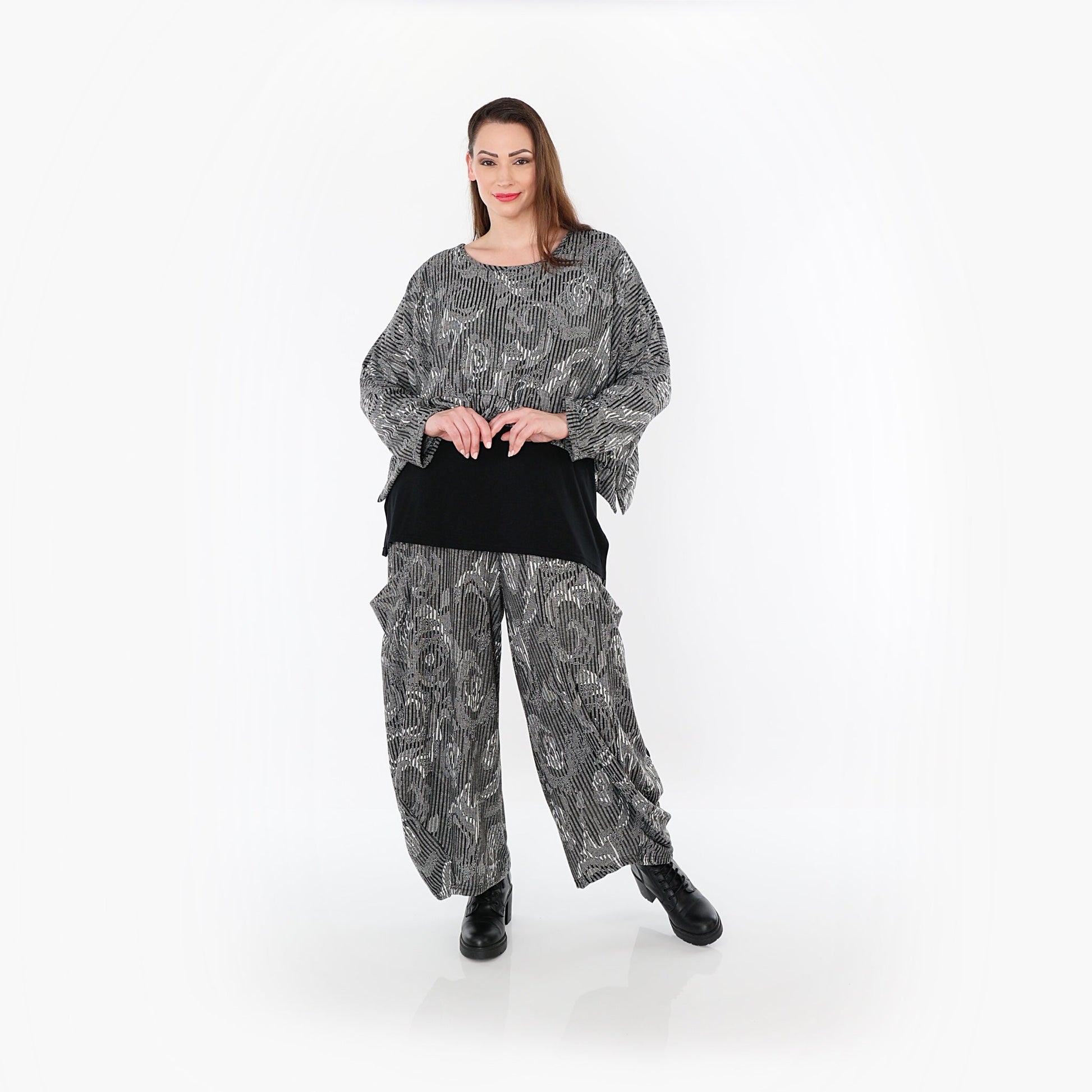 08069 "Alessia" Trousers – Grey