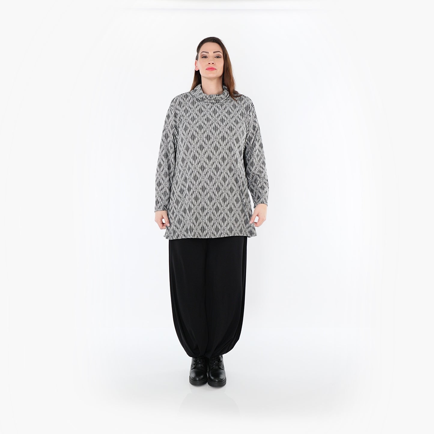 1892R "Damira" Tunic – Light grey