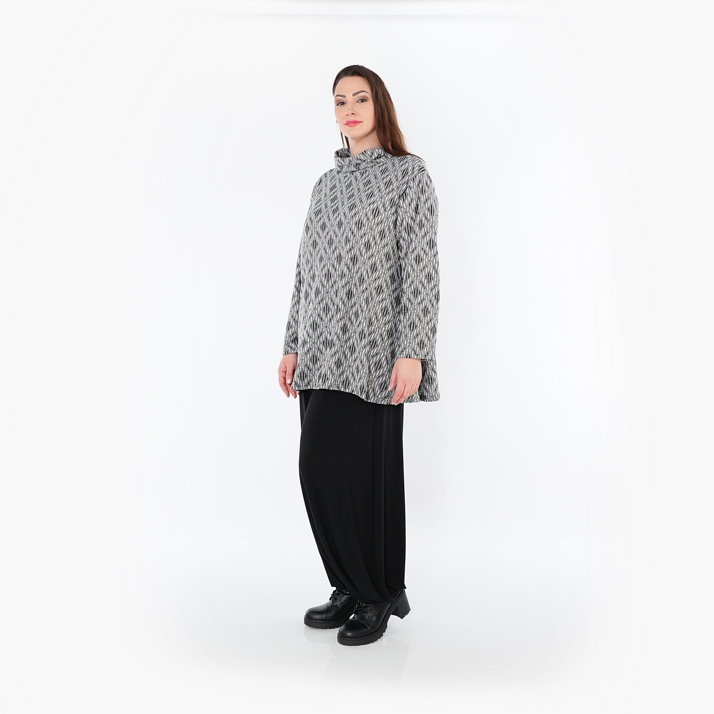 1892R "Damira" Tunic – Light grey