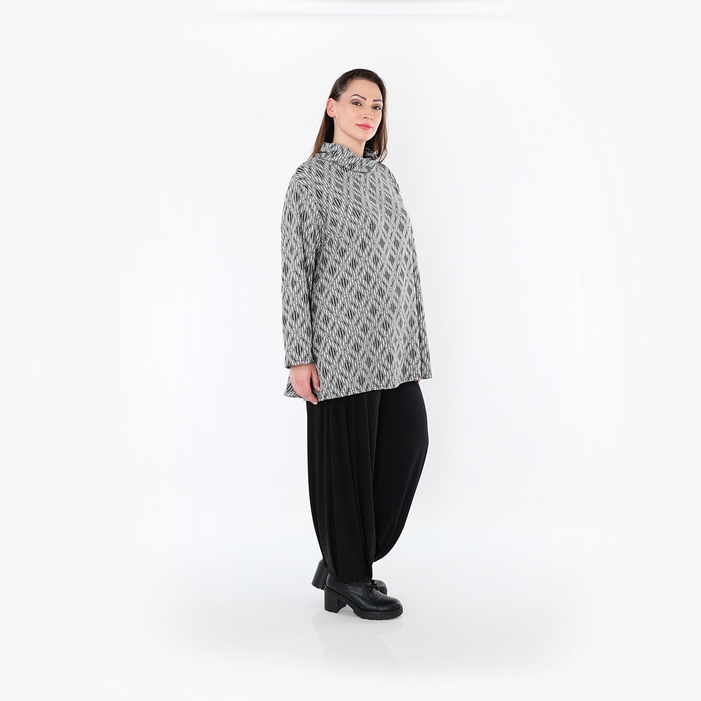 1892R "Damira" Tunic – Light grey