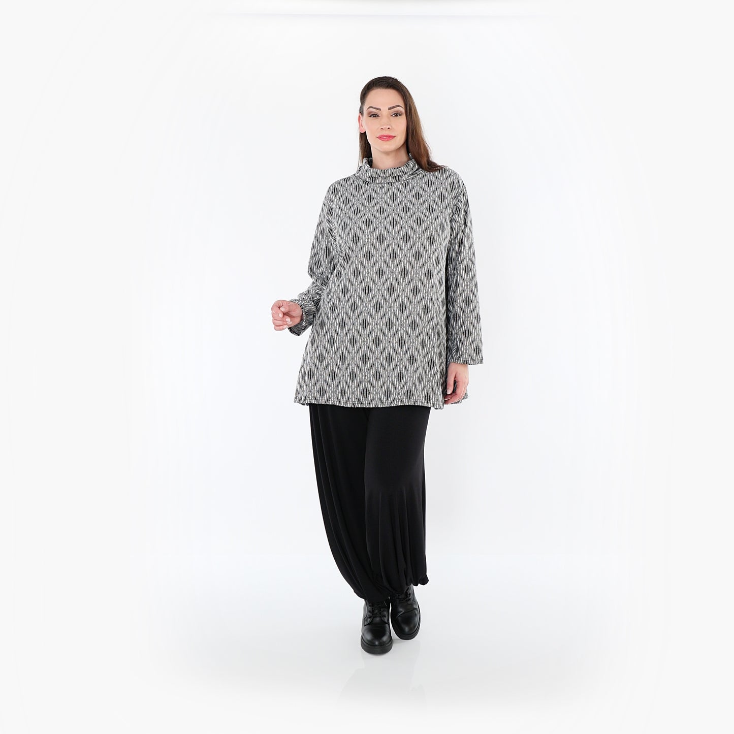 1892R "Damira" Tunic – Light grey