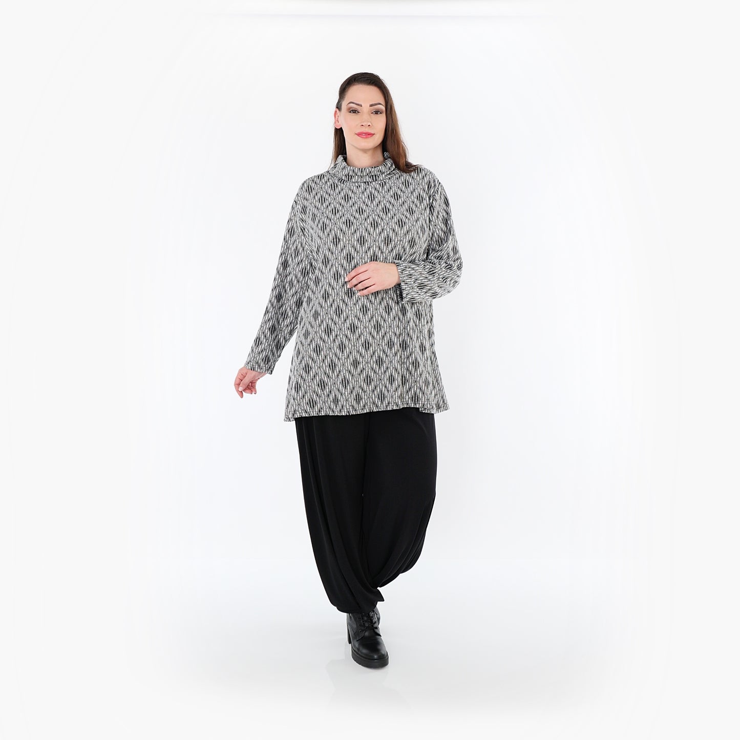 1892R "Damira" Tunic – Light grey