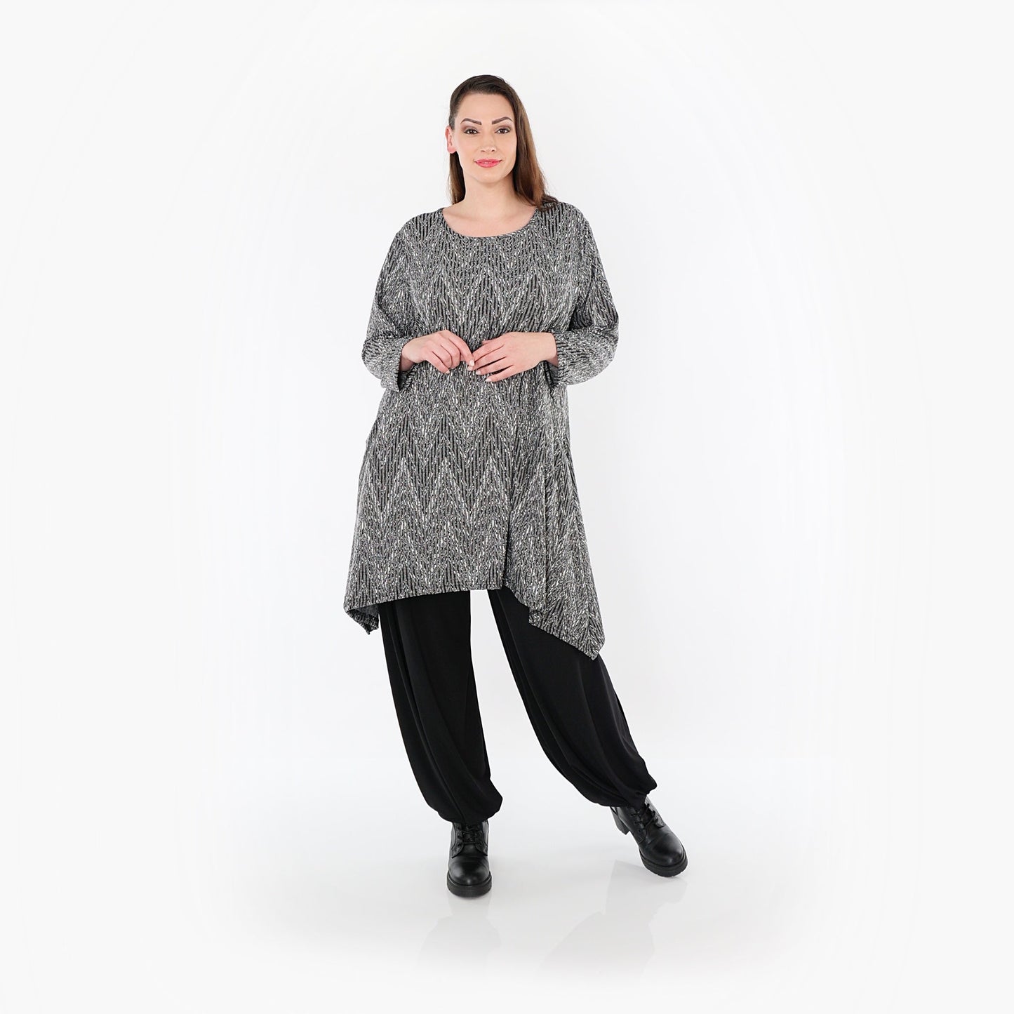 00521 "Salindra" Shirt – Grey