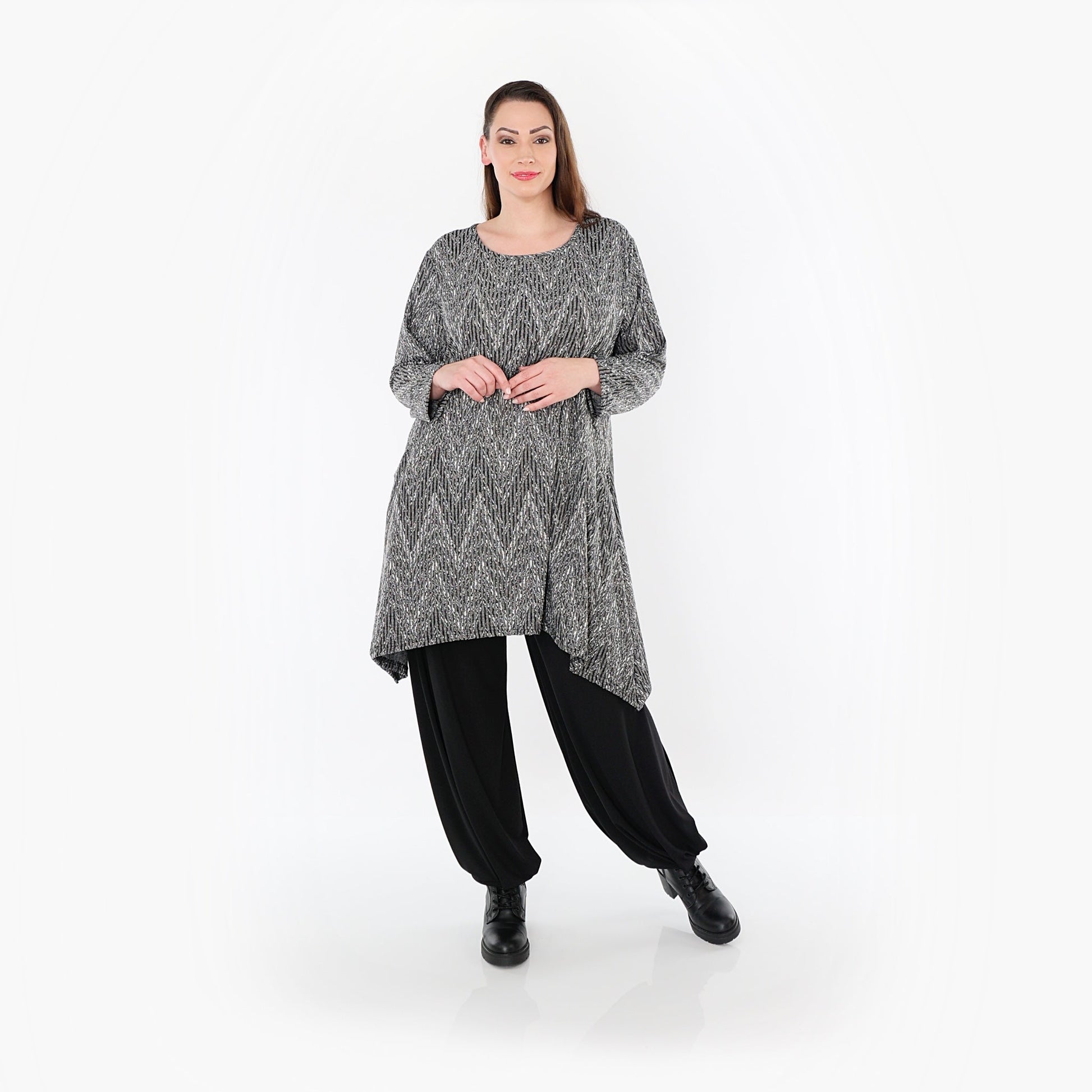 00521 "Salindra" Shirt – Grey