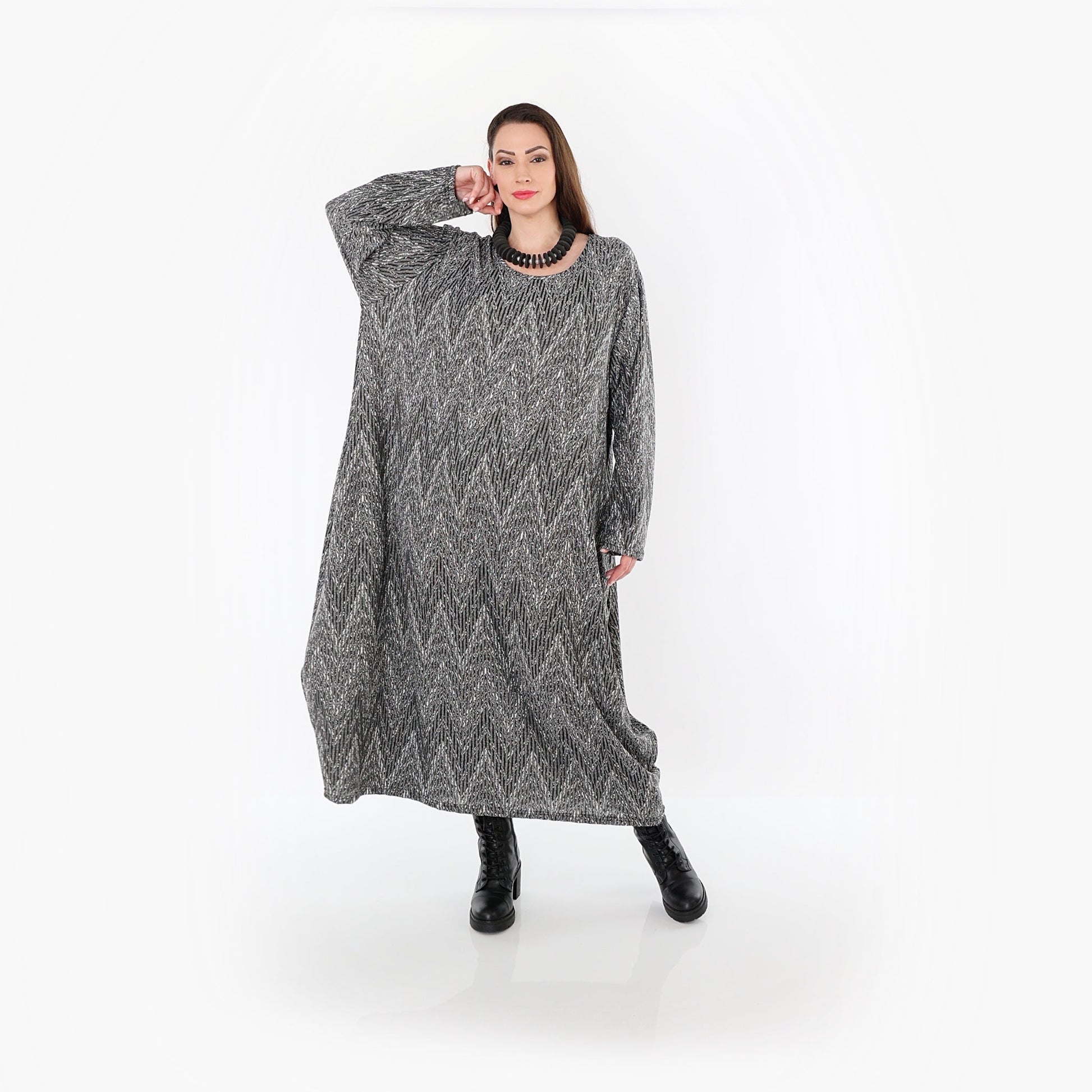 01926 "Salindra" Dress – Grey