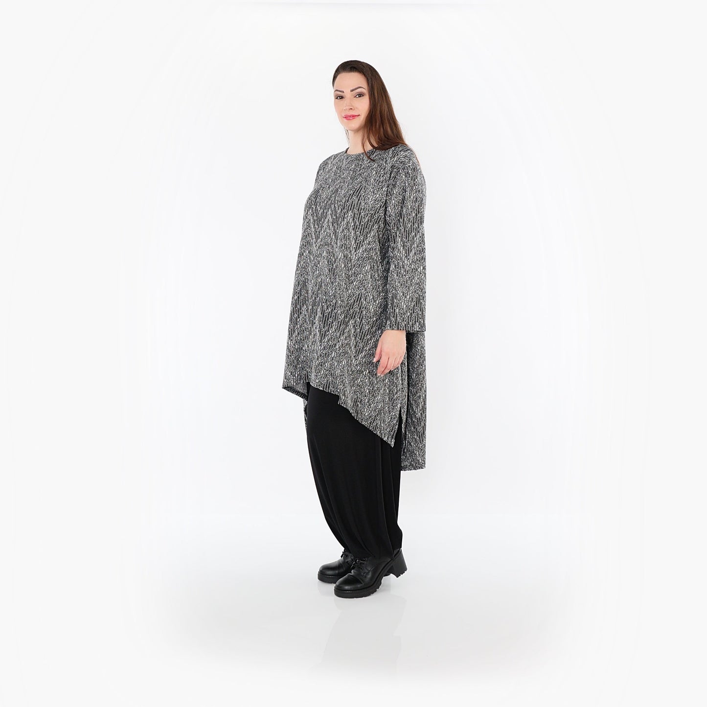 04656 "Salindra" Shirt – Grey