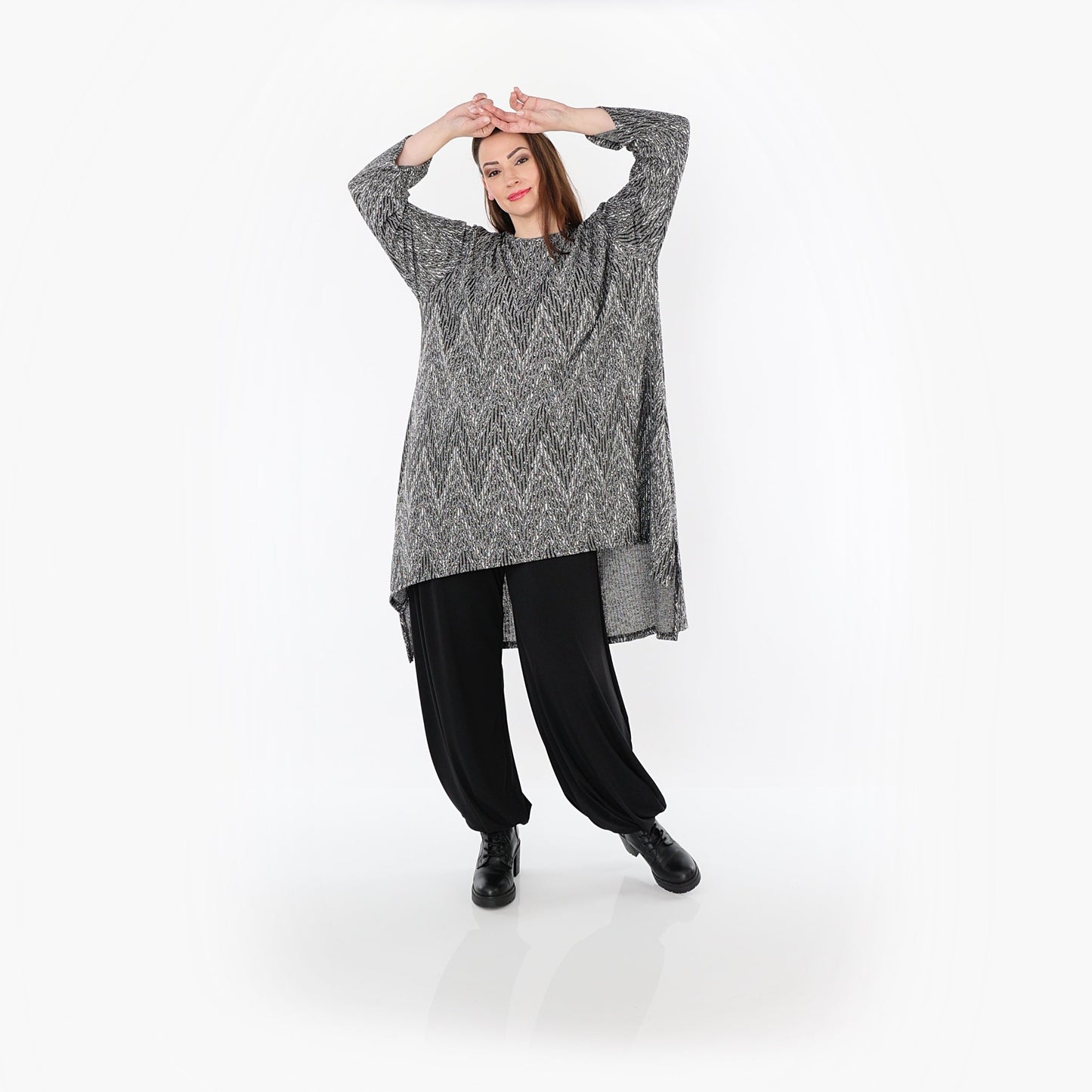 04656 "Salindra" Shirt – Grey